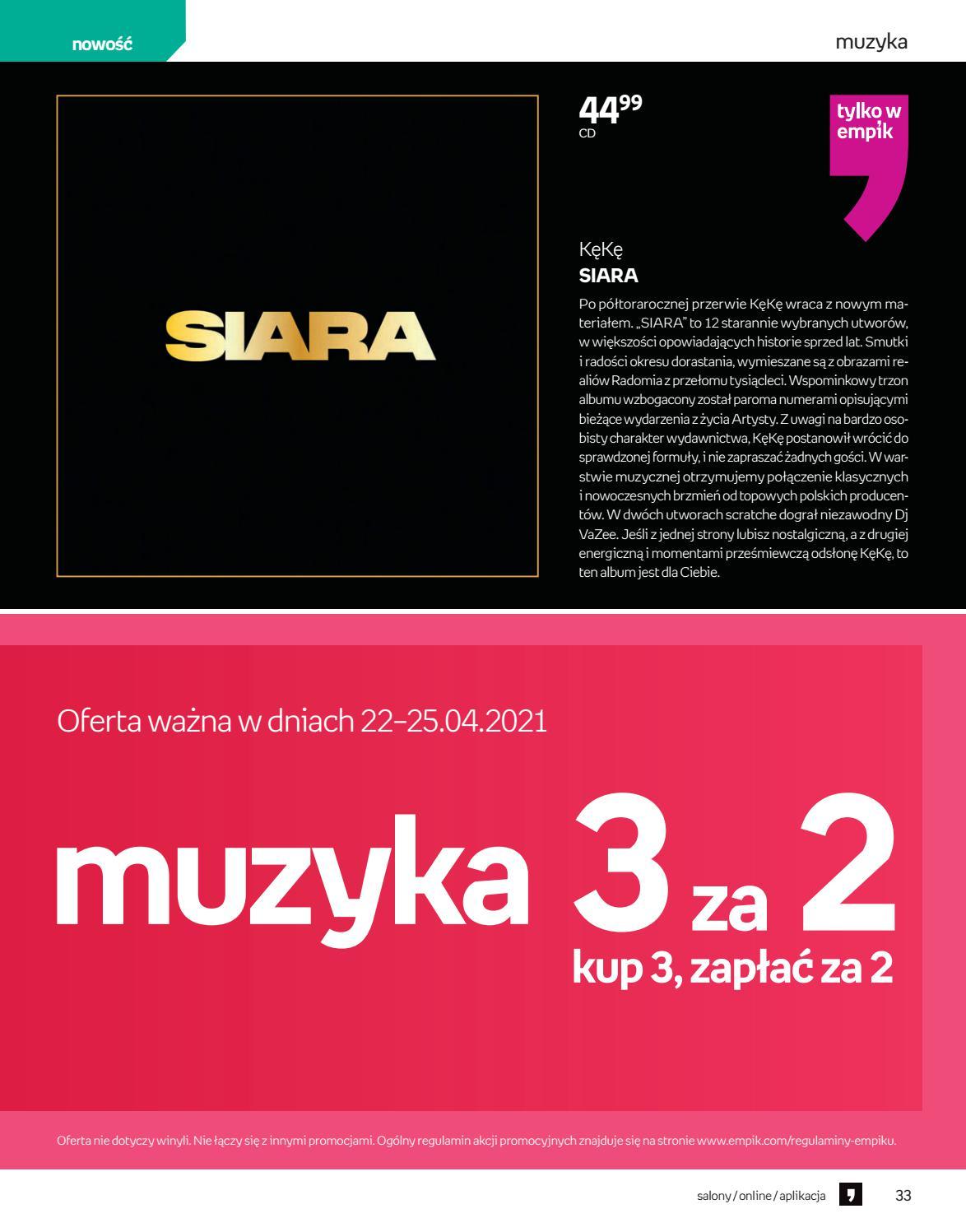 Gazetka promocyjna empik str. 33