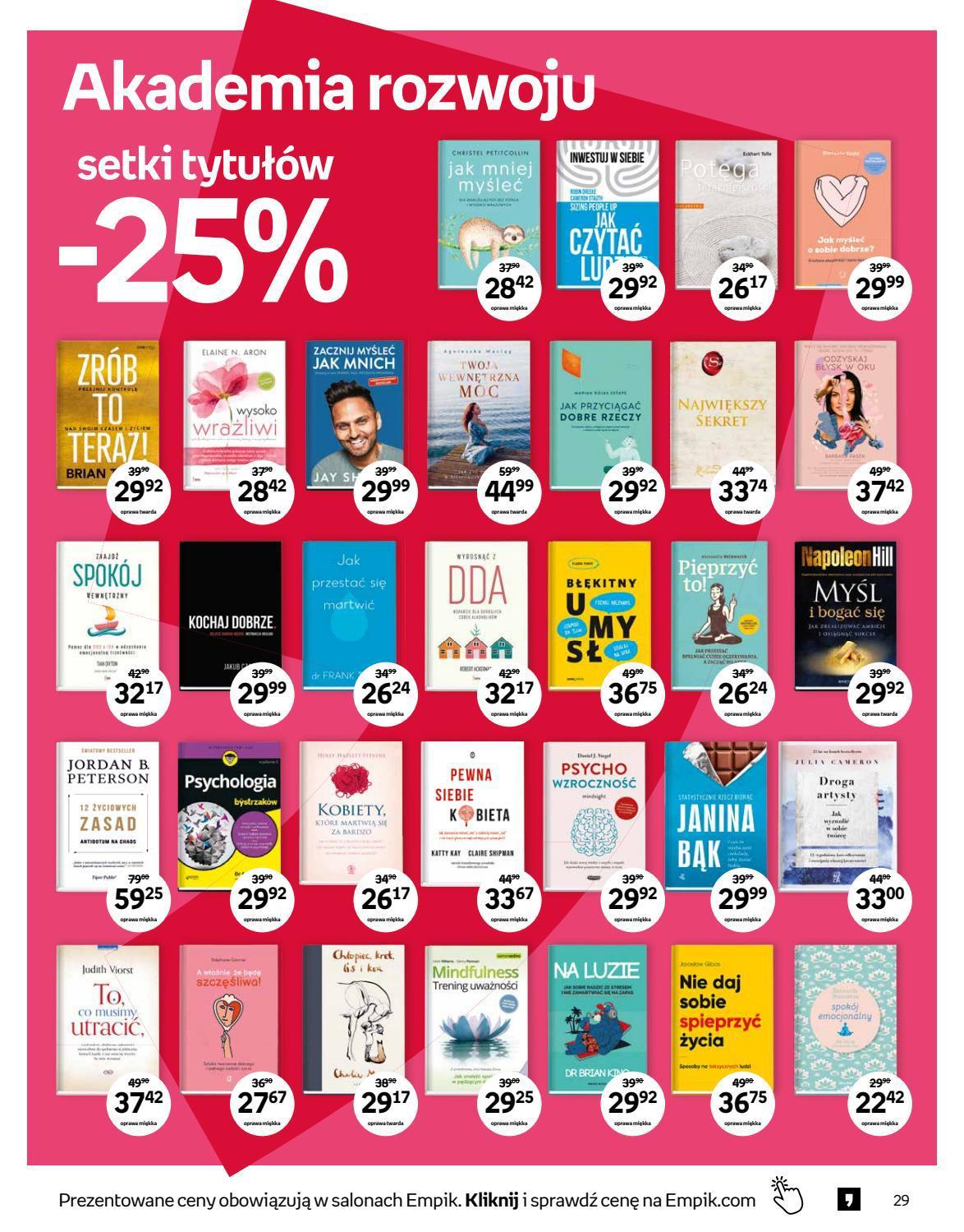 Gazetka promocyjna empik str. 29
