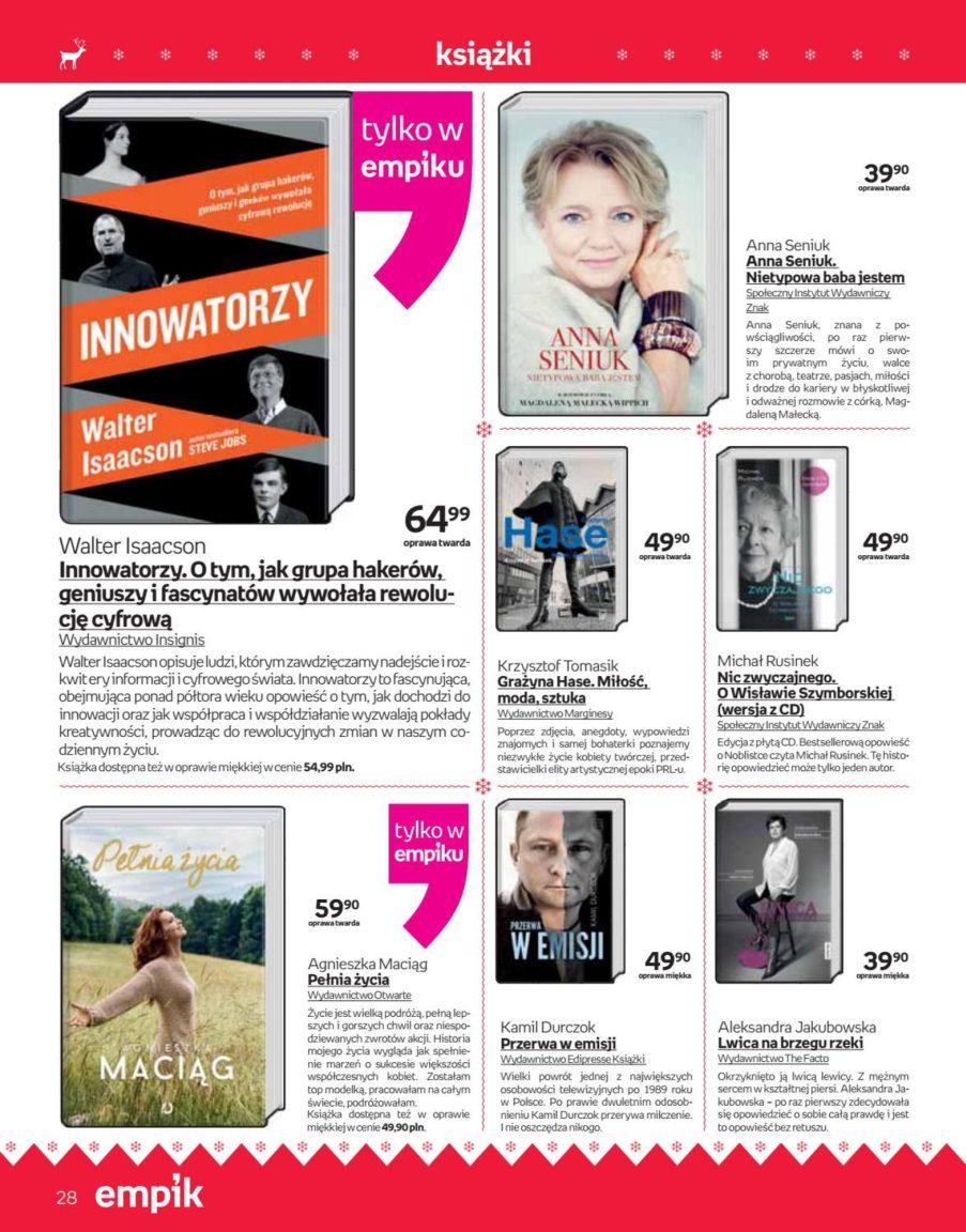Gazetka promocyjna empik str. 28