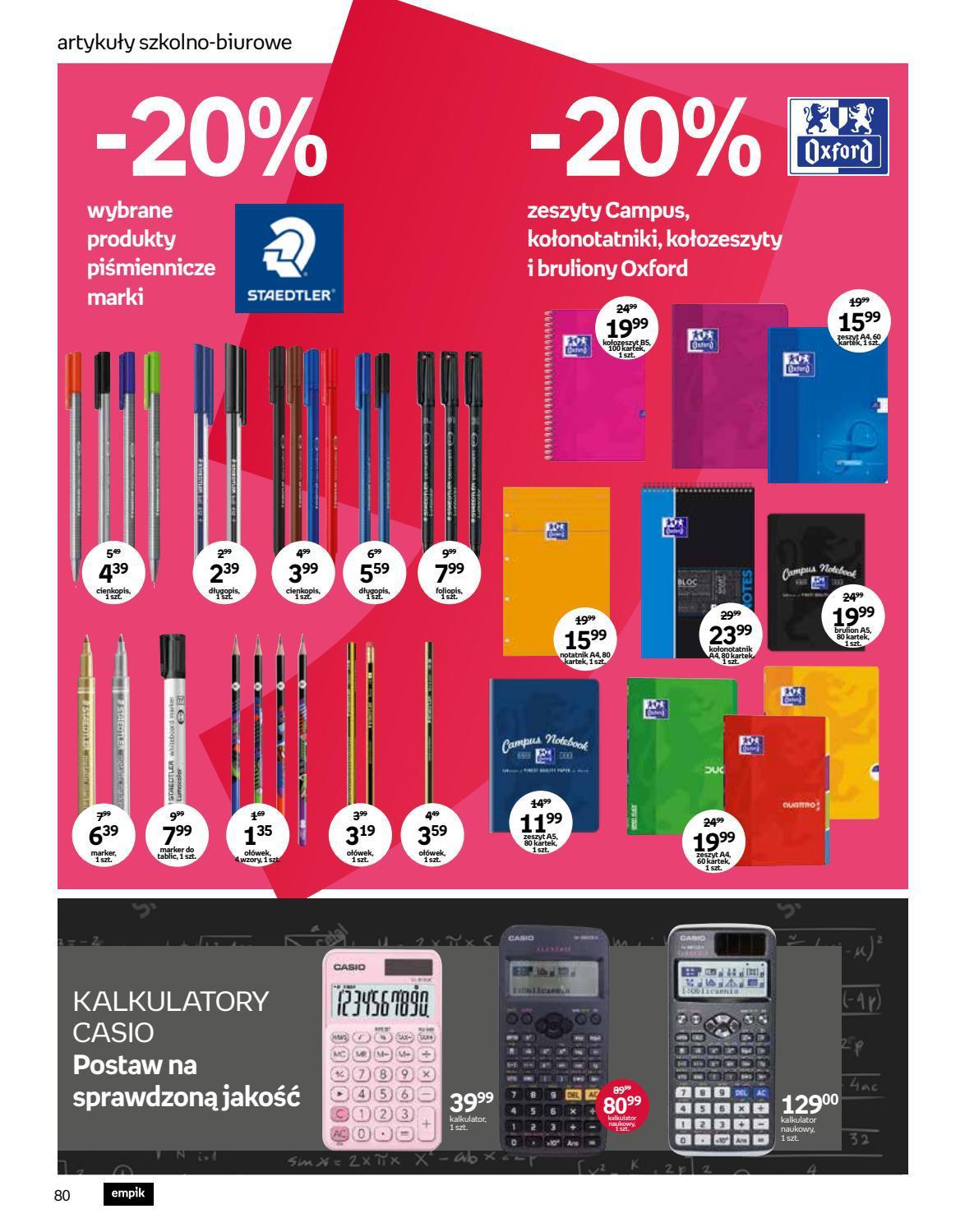 Gazetka promocyjna empik str. 80