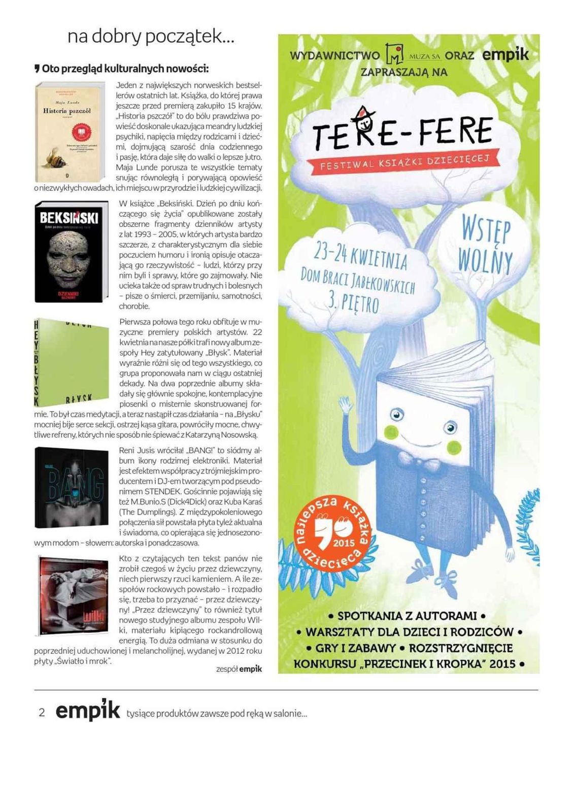 Gazetka promocyjna empik str. 2