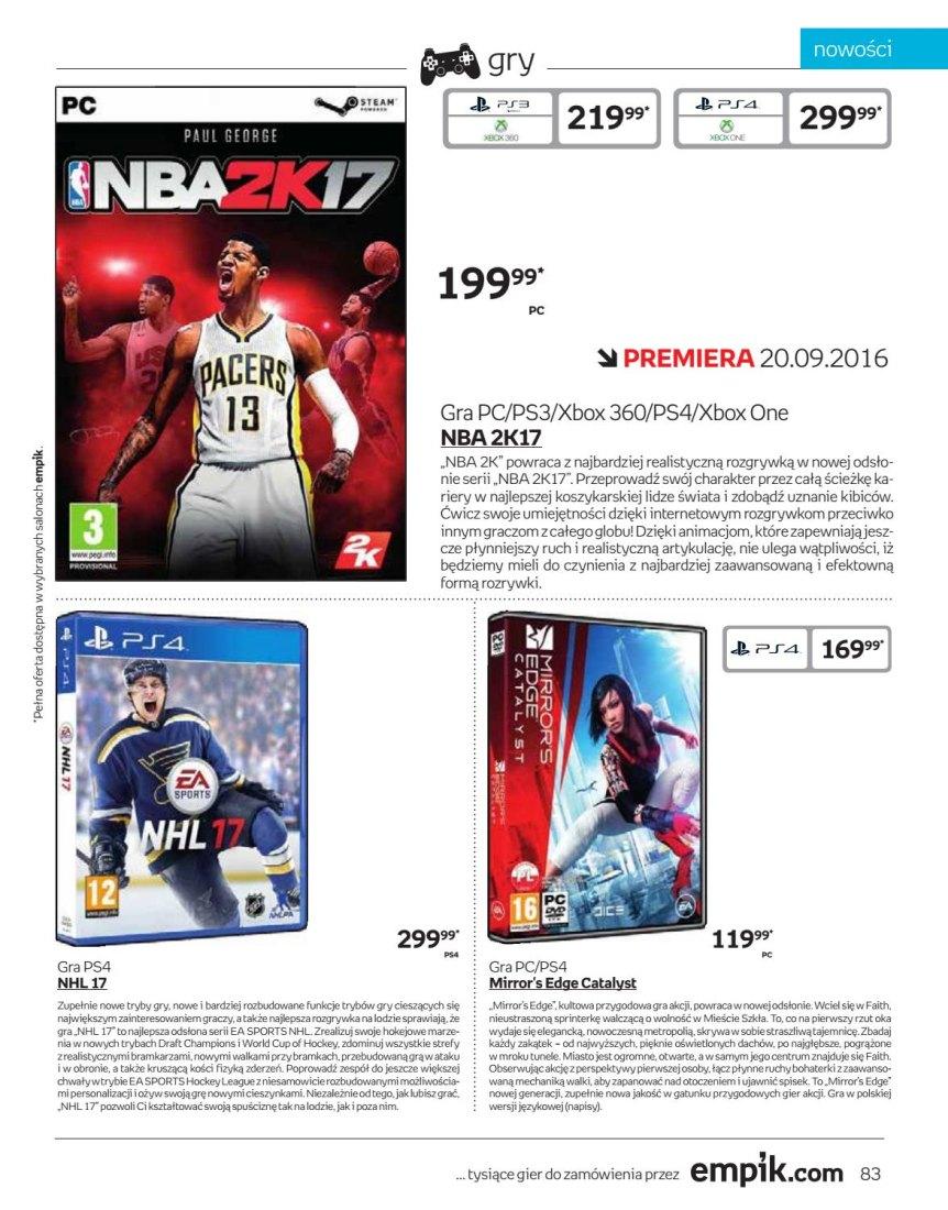 Gazetka promocyjna empik str. 83