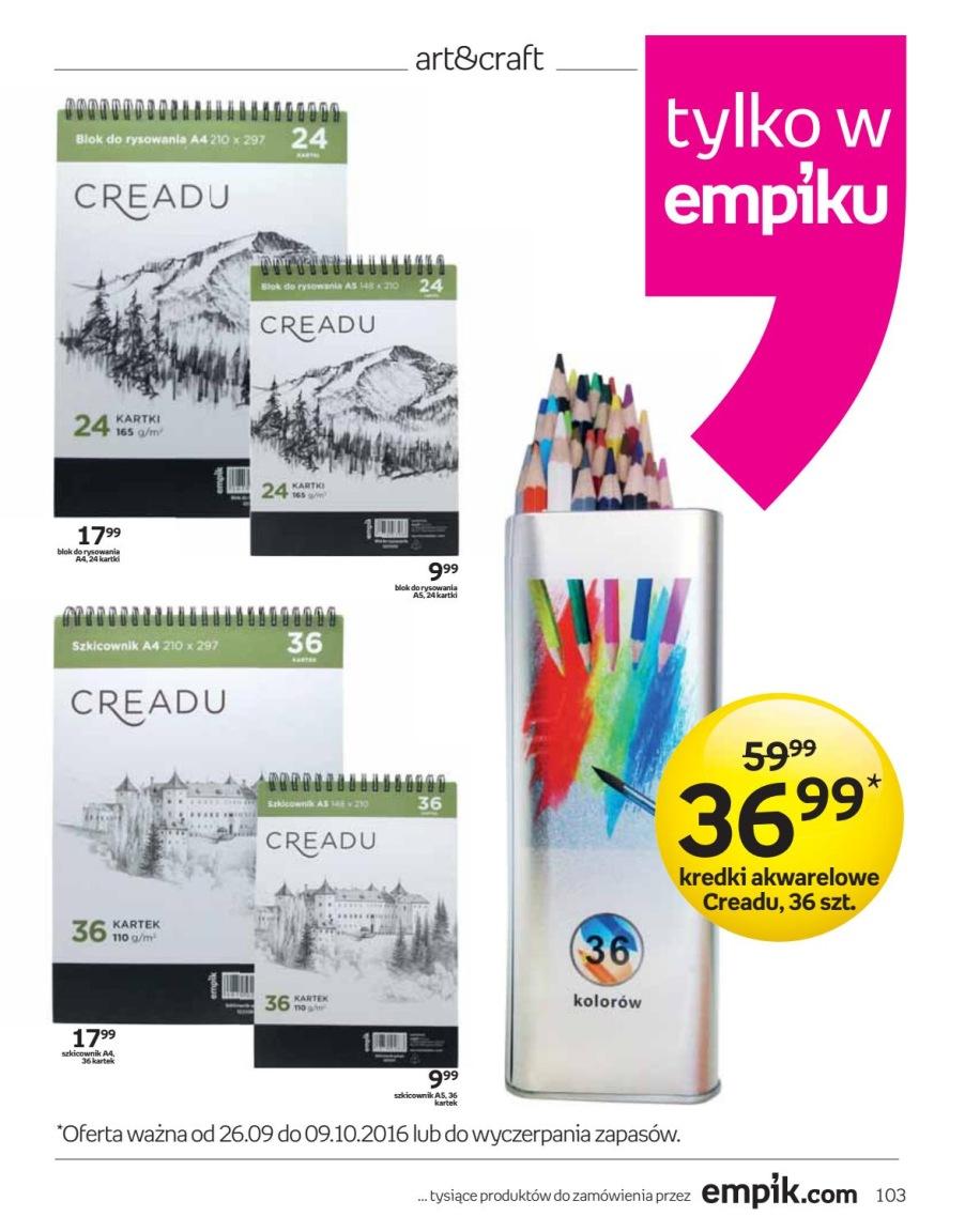 Gazetka promocyjna empik str. 103