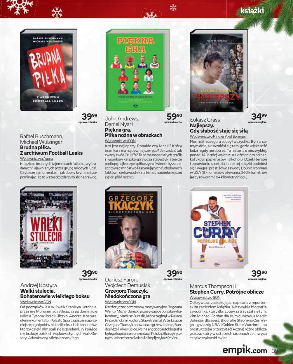 Gazetka promocyjna empik str. 39