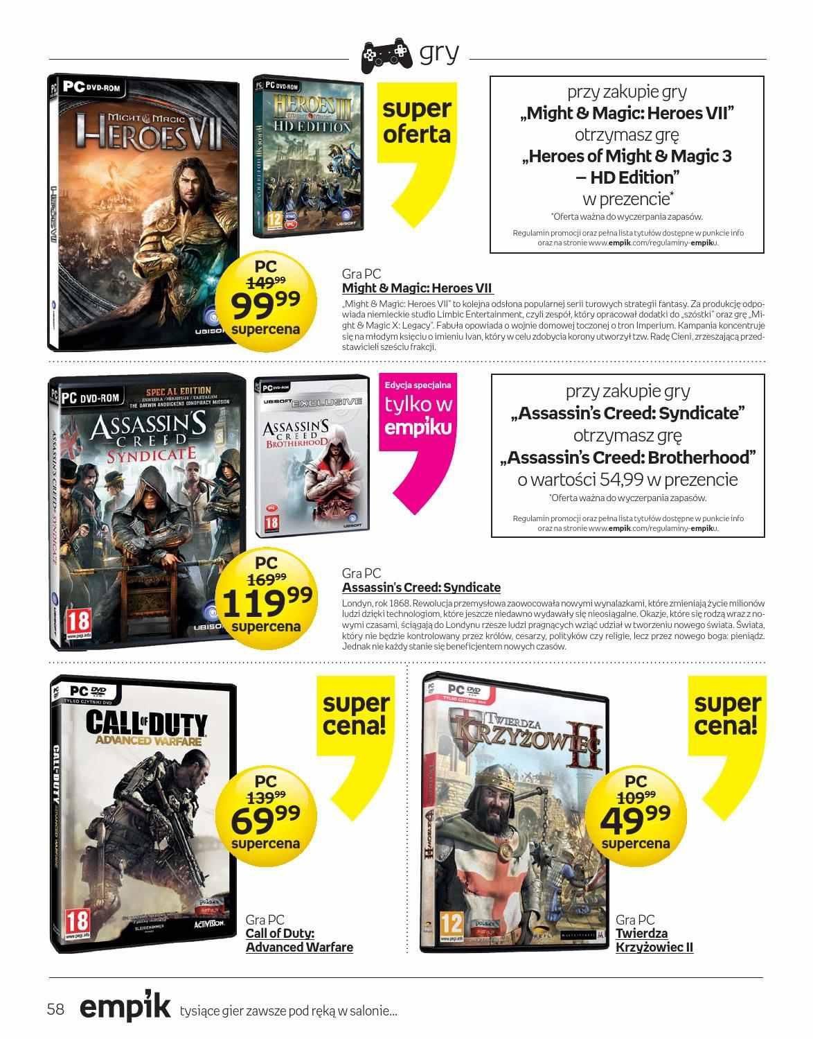 Gazetka promocyjna empik str. 58