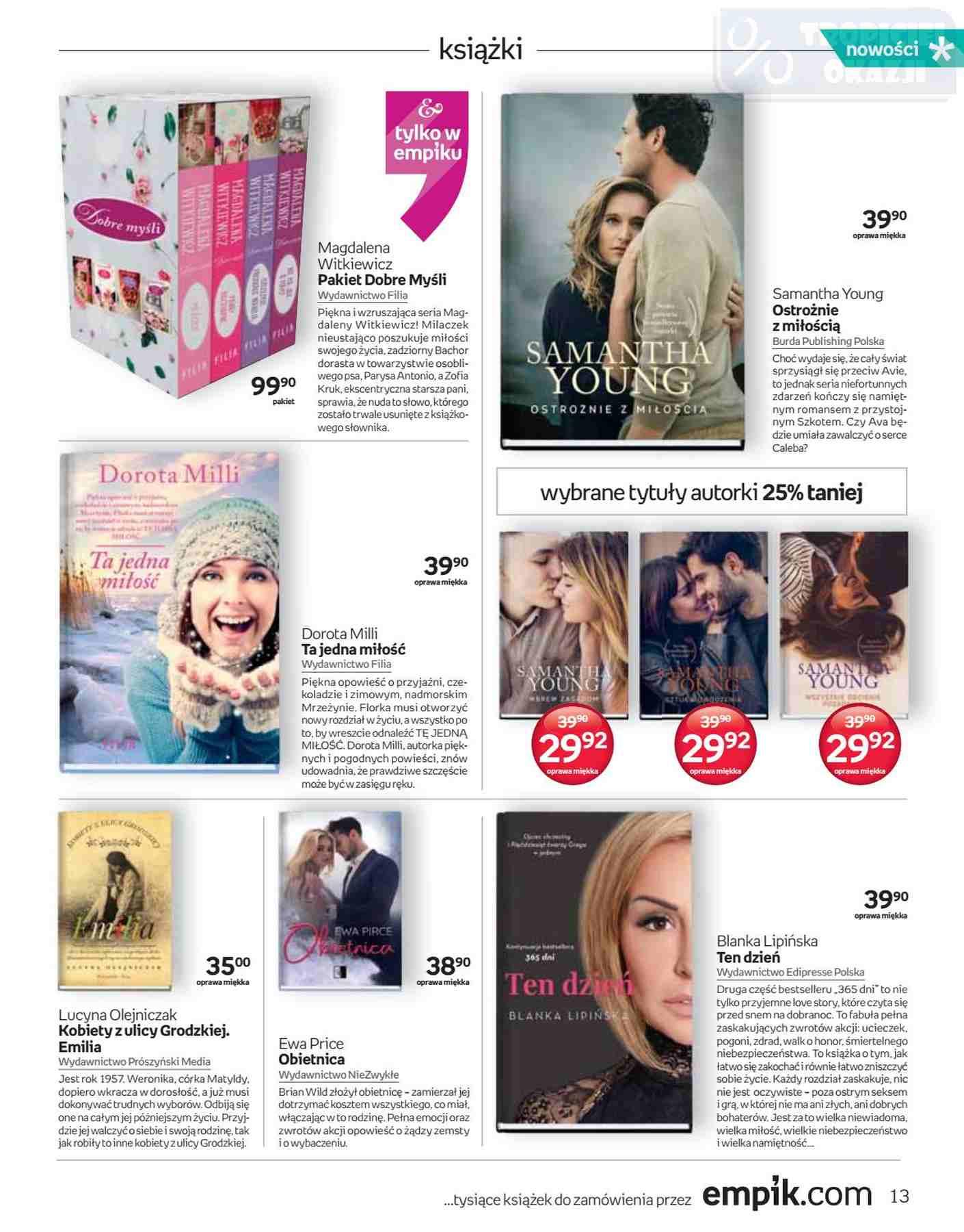 Gazetka promocyjna empik str. 13