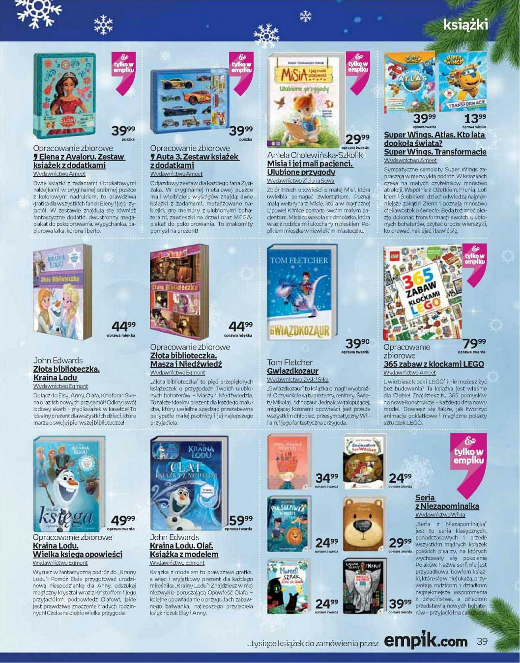 Gazetka promocyjna empik str. 39