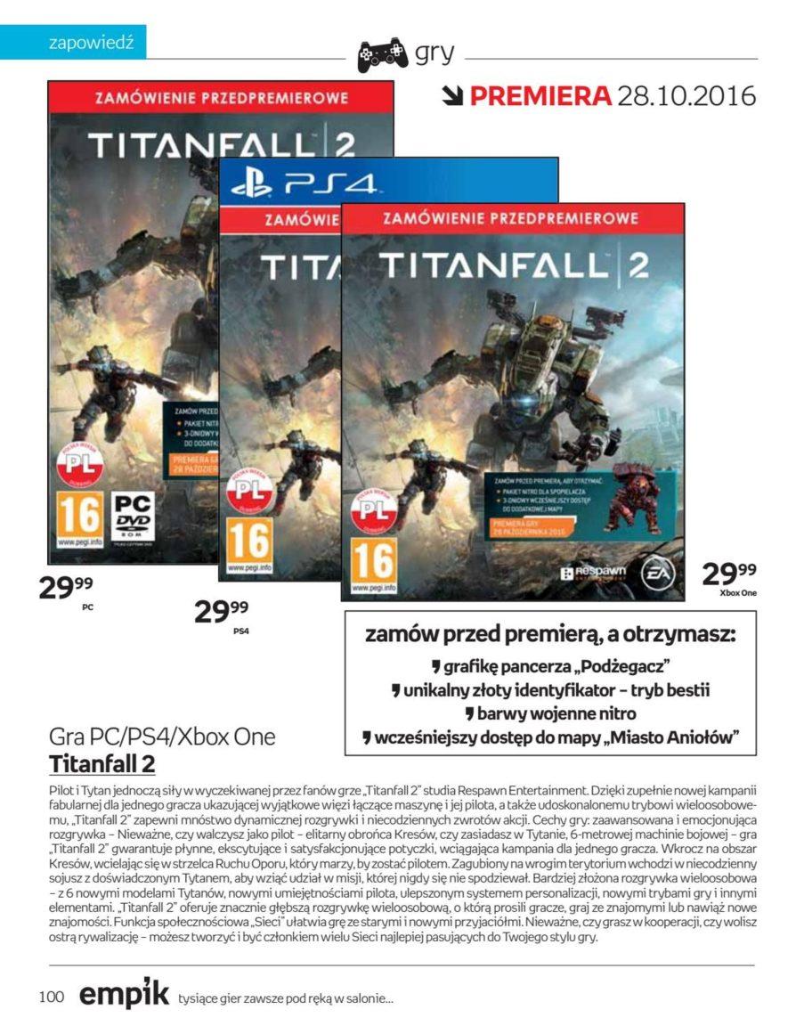 Gazetka promocyjna empik str. 100