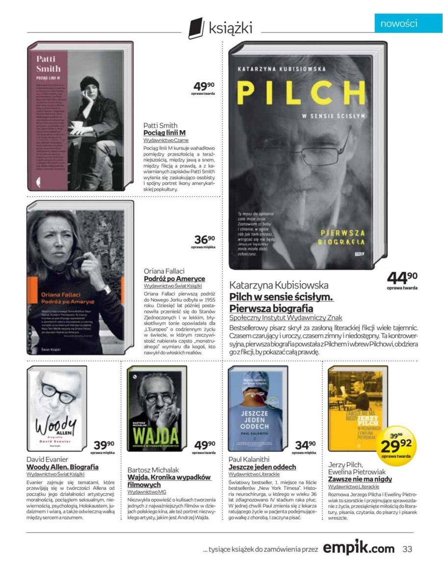 Gazetka promocyjna empik str. 33