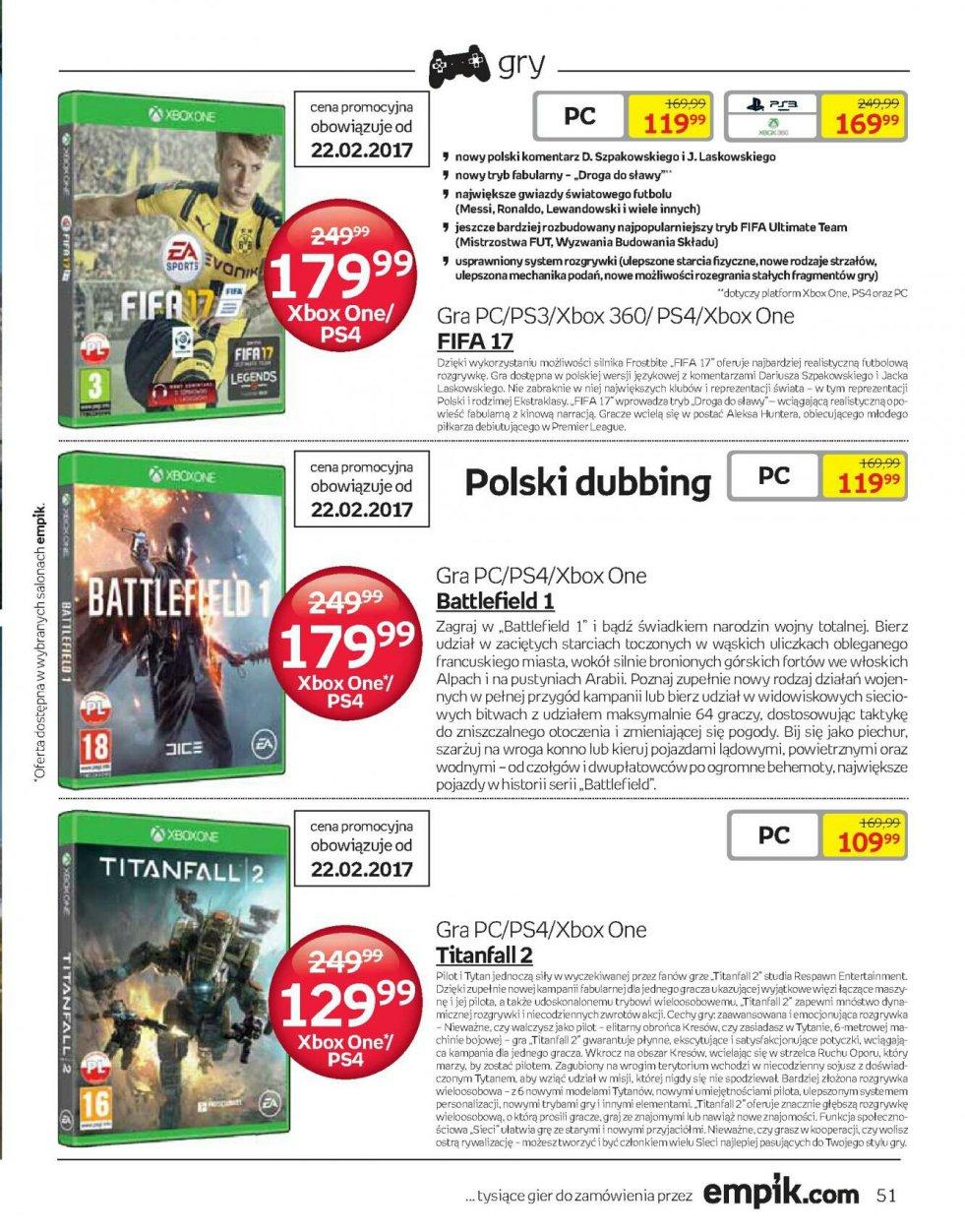 Gazetka promocyjna empik str. 51