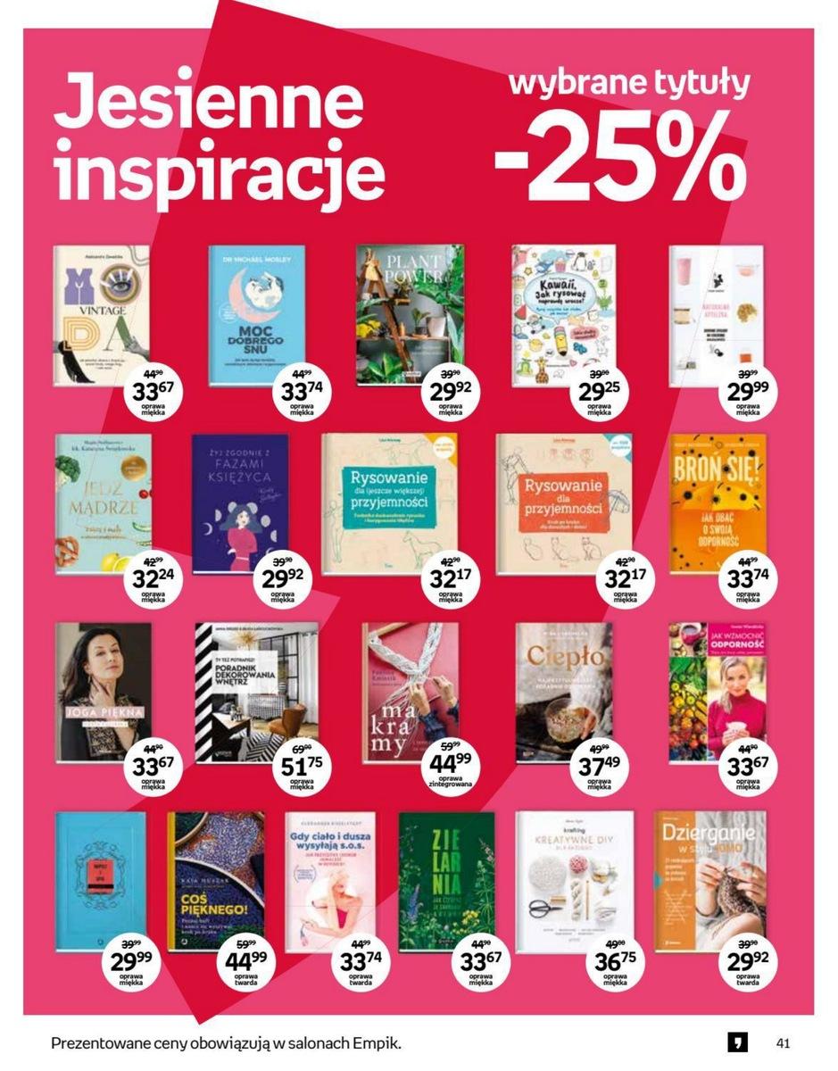 Gazetka promocyjna empik str. 41