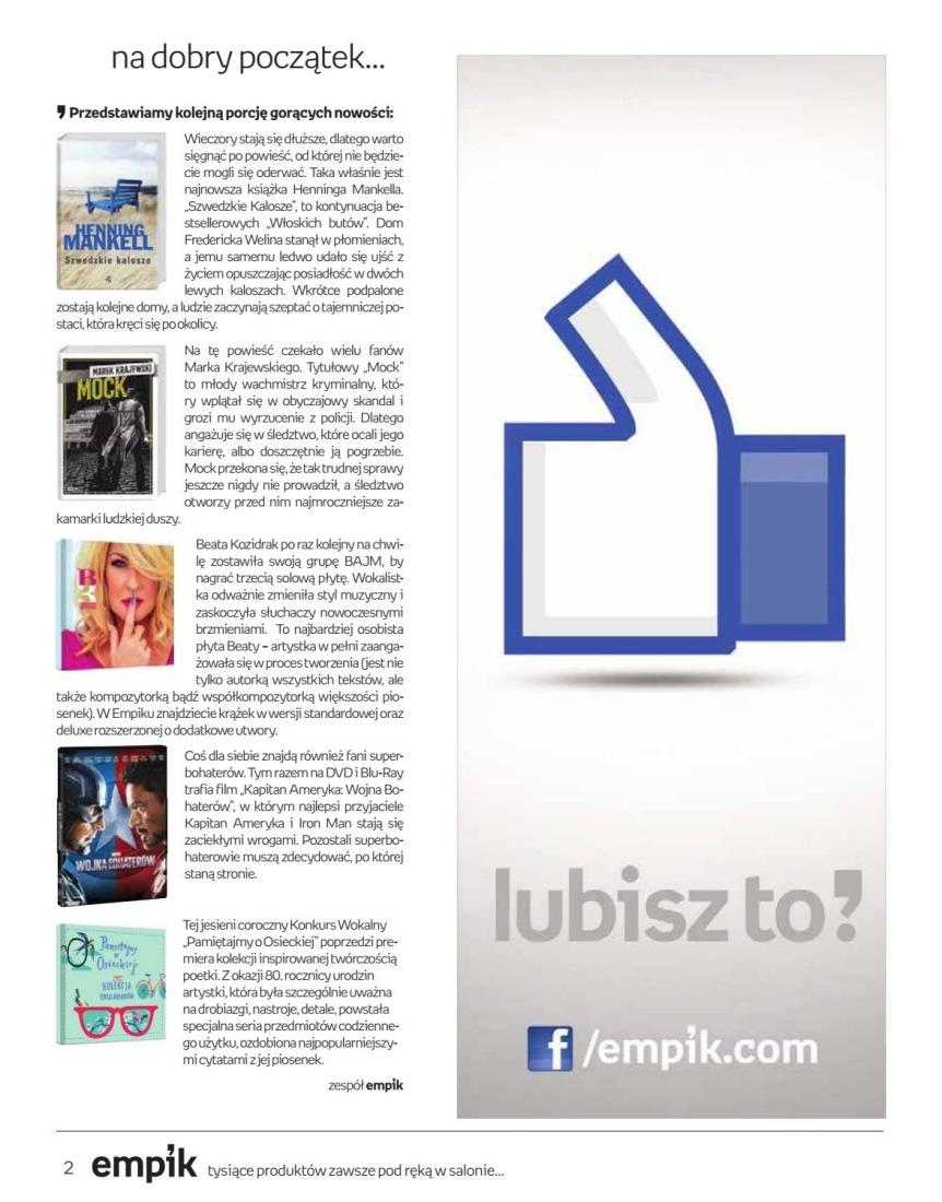 Gazetka promocyjna empik str. 2