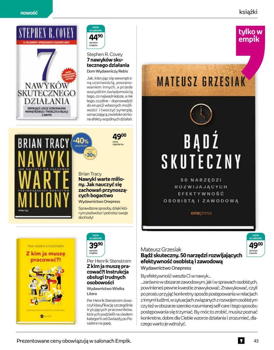 Gazetka promocyjna empik str. 43