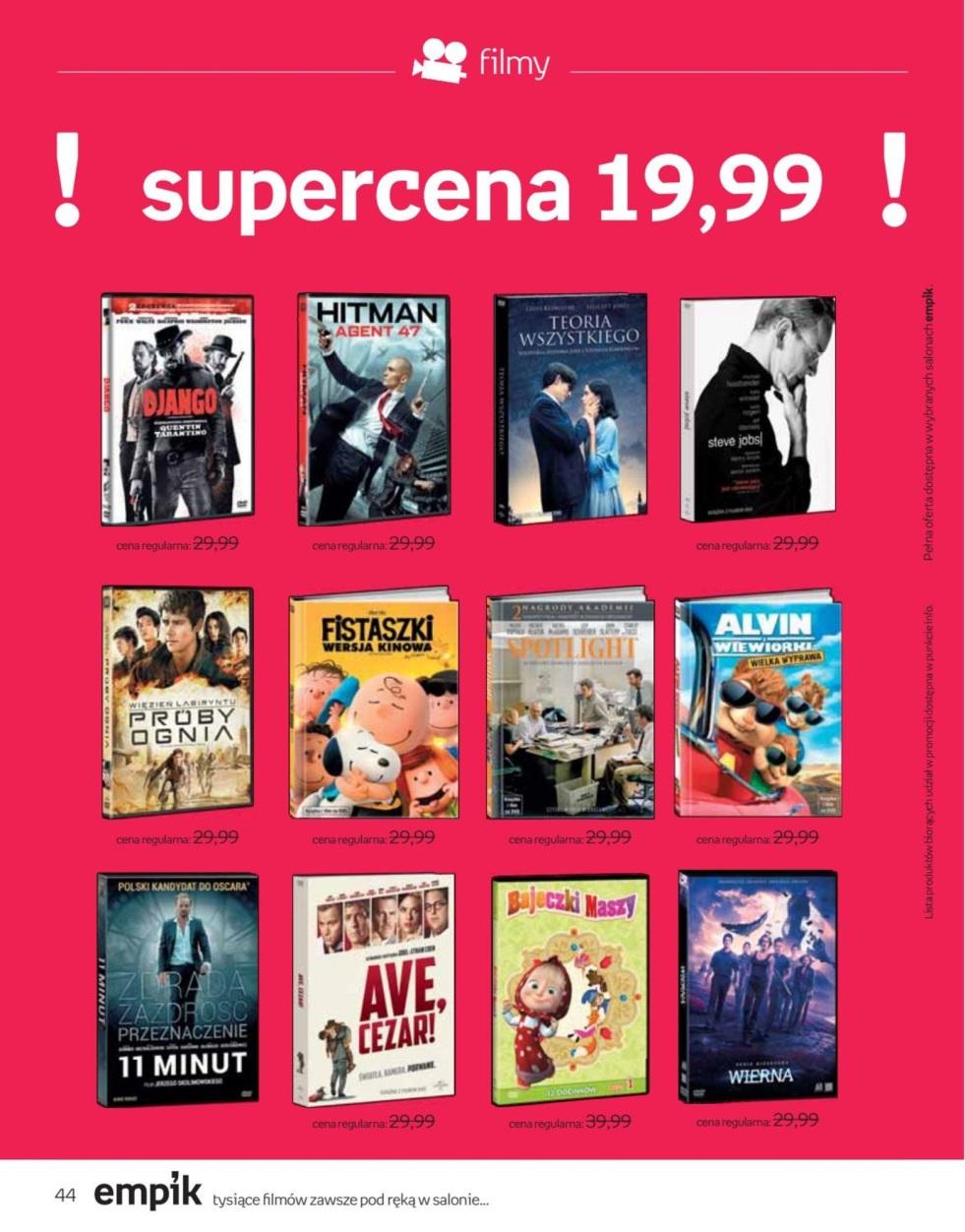 Gazetka promocyjna empik str. 44