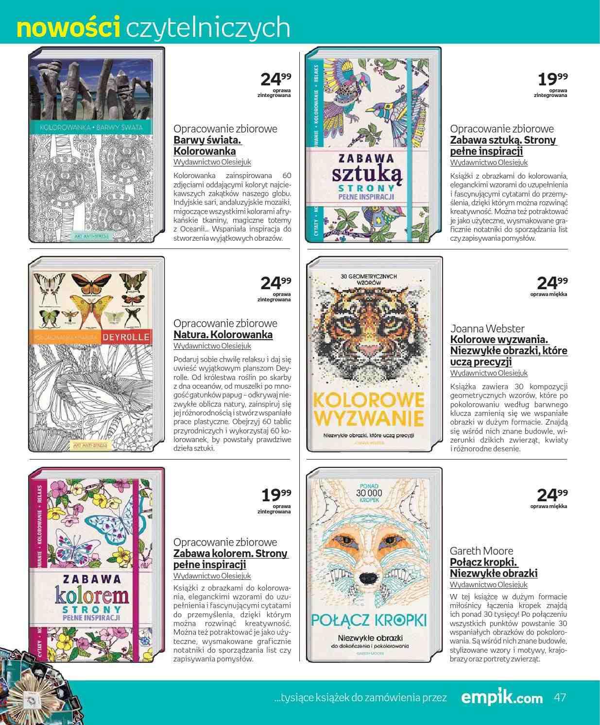 Gazetka promocyjna empik str. 47