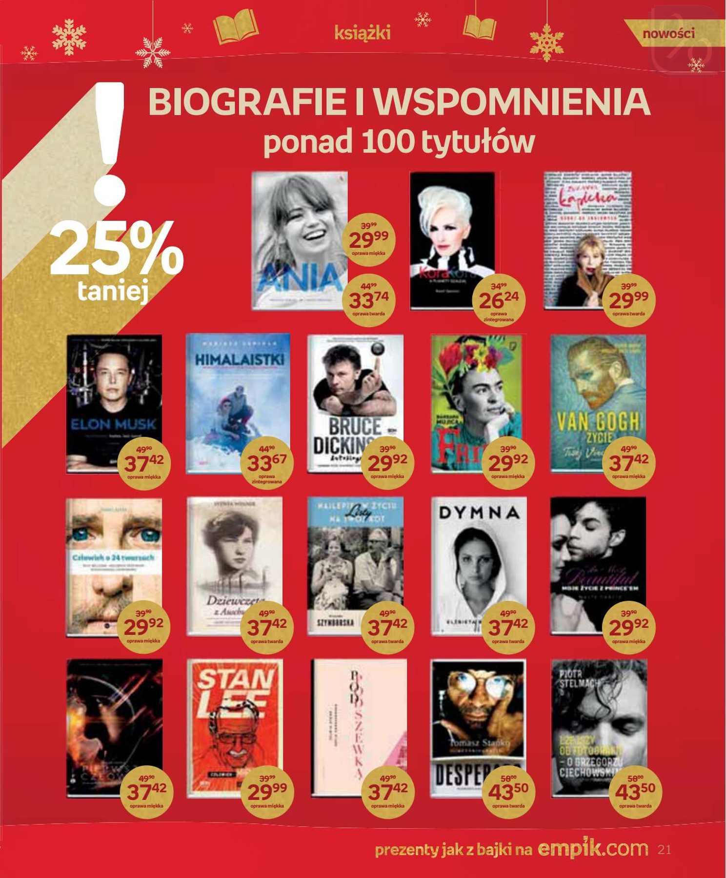 Gazetka promocyjna empik str. 21