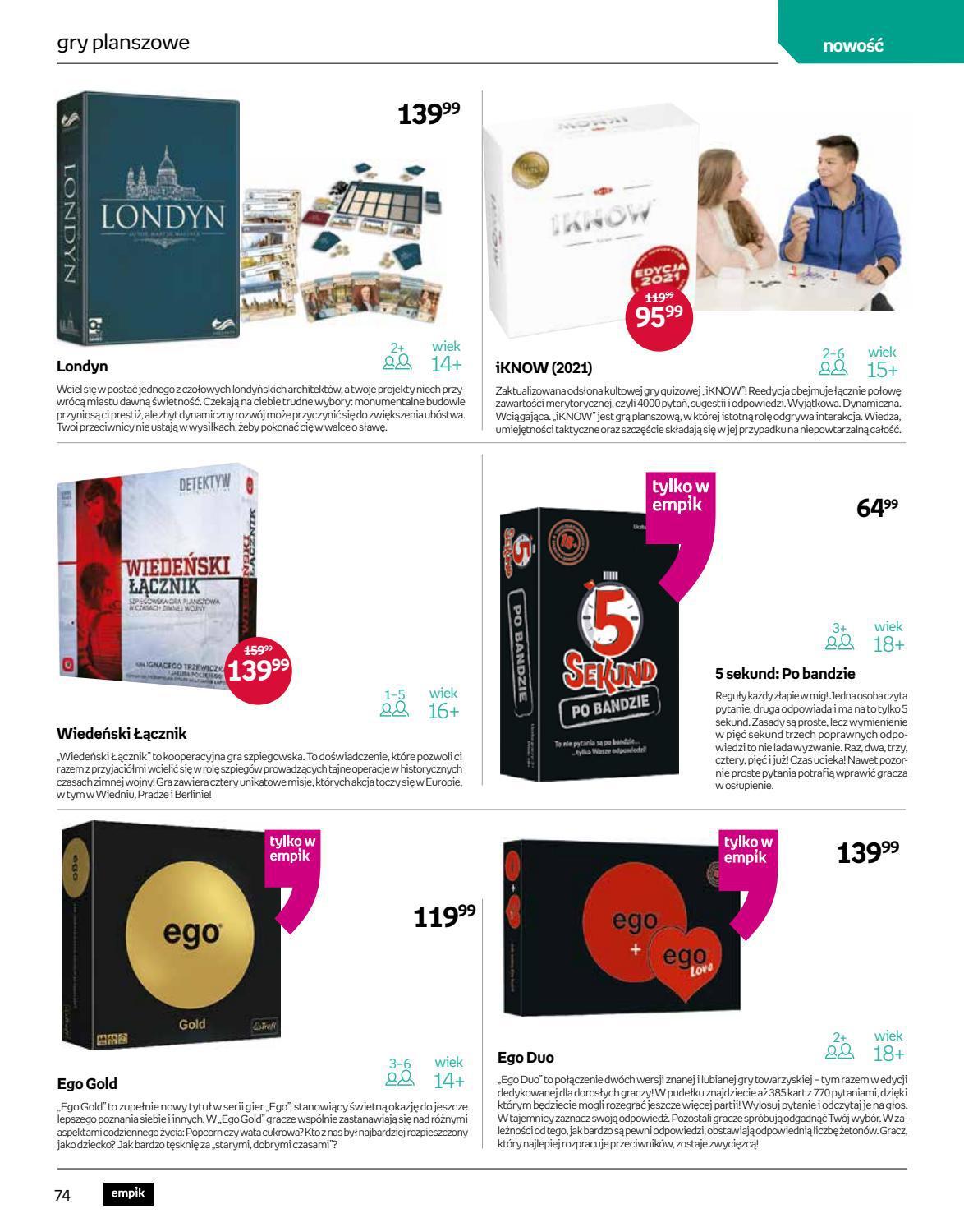 Gazetka promocyjna empik str. 74