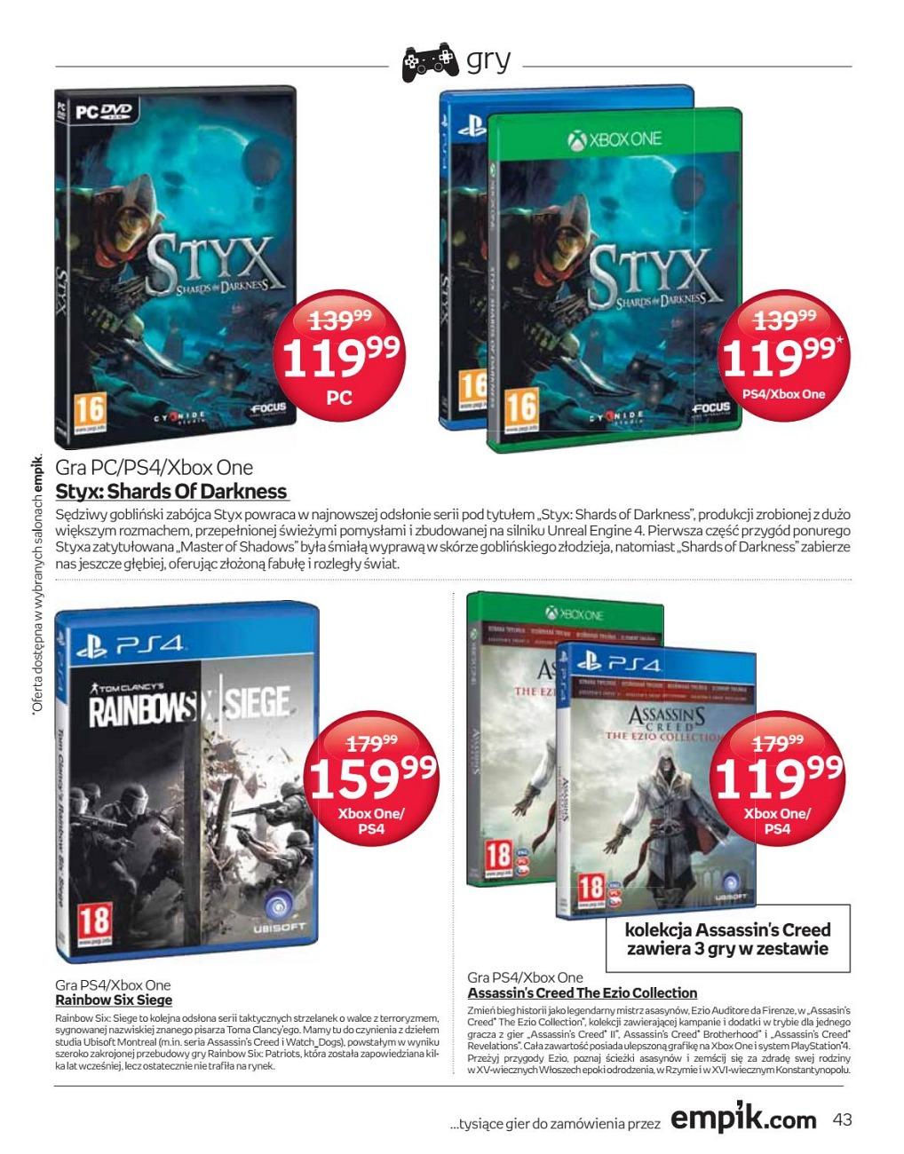 Gazetka promocyjna empik str. 43