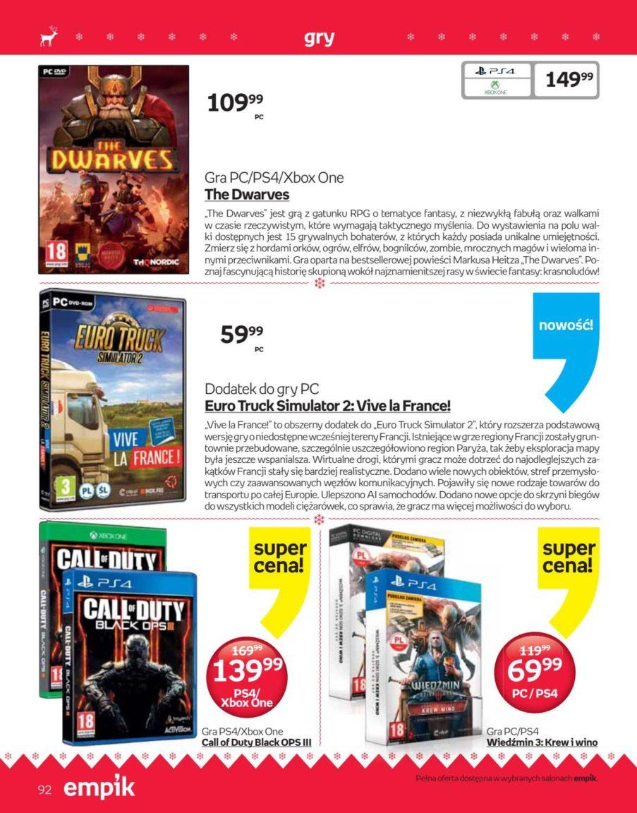 Gazetka promocyjna empik str. 92