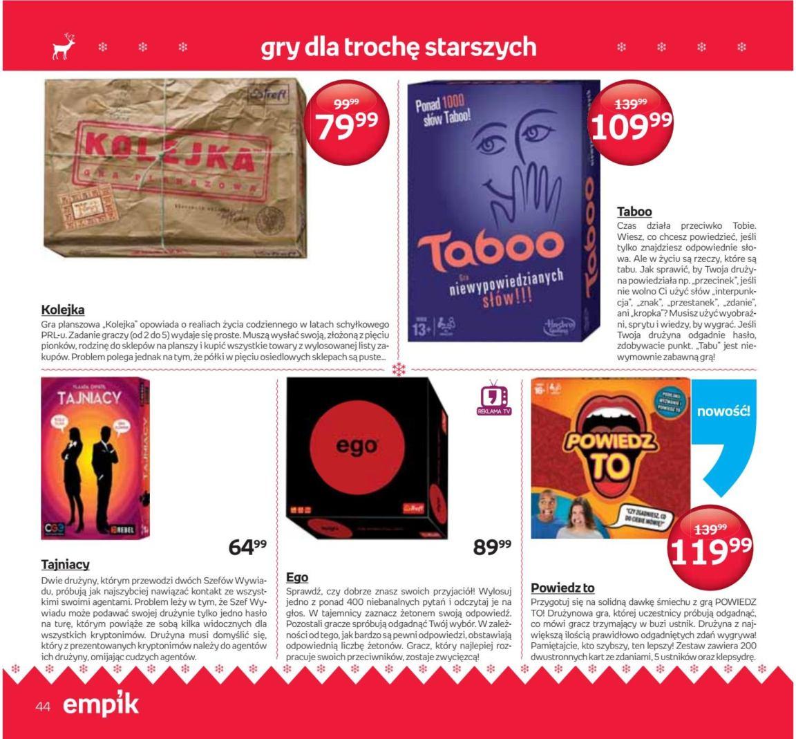 Gazetka promocyjna empik str. 44