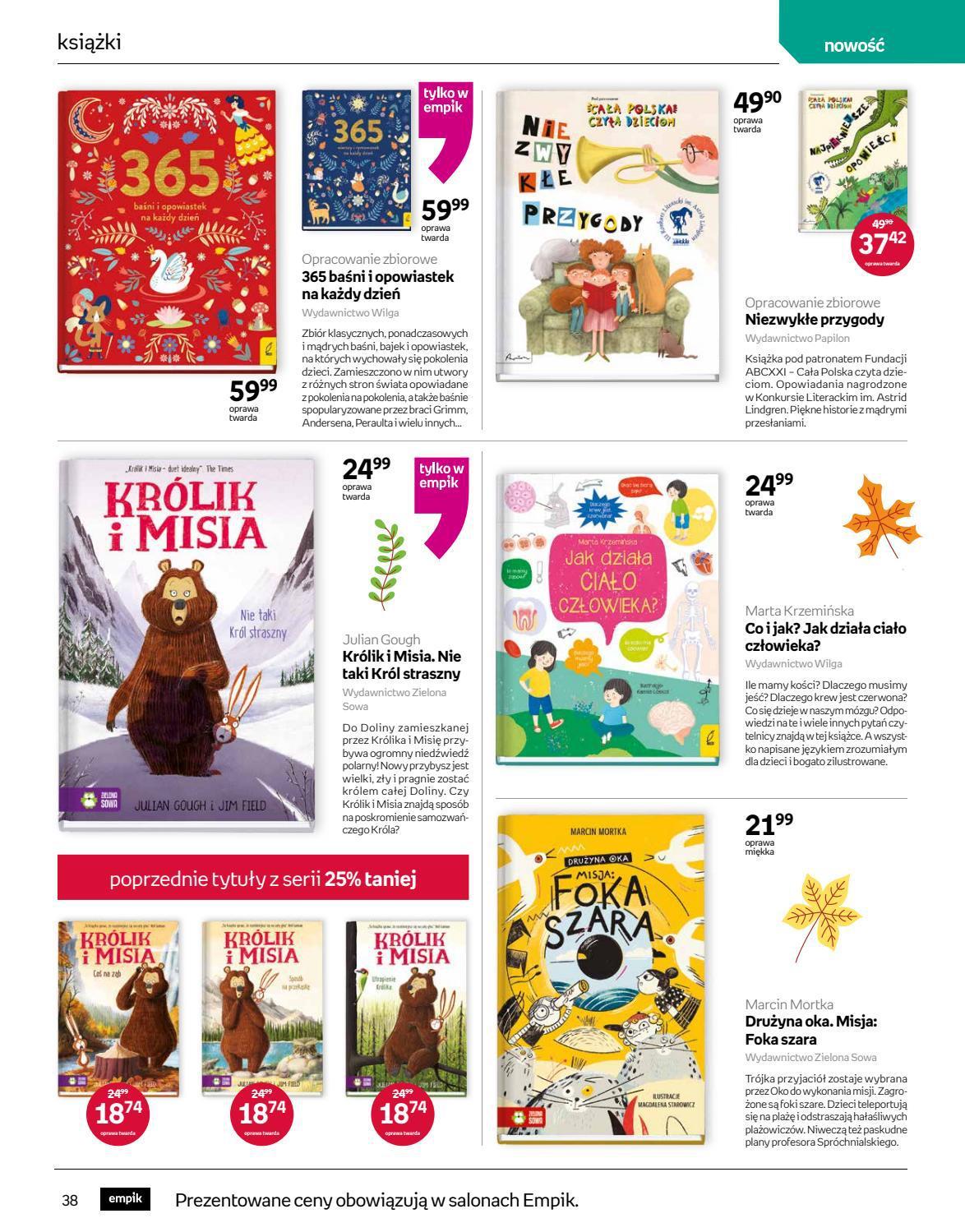 Gazetka promocyjna empik str. 38