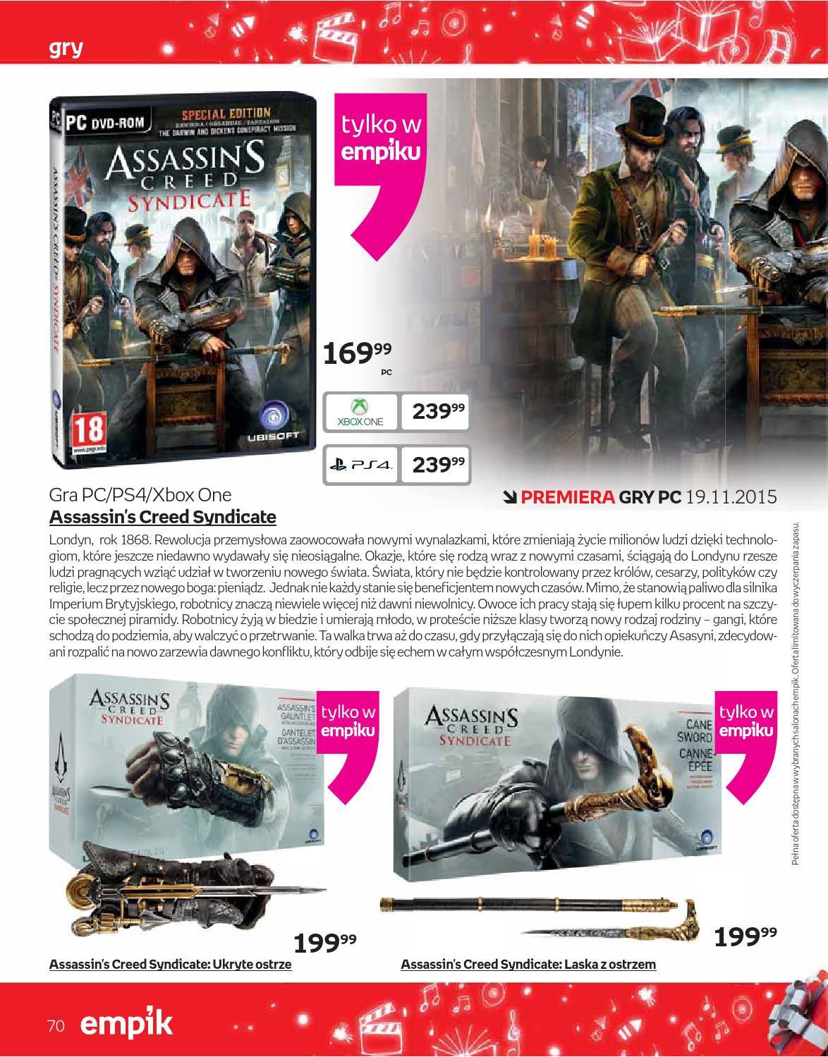 Gazetka promocyjna empik str. 70