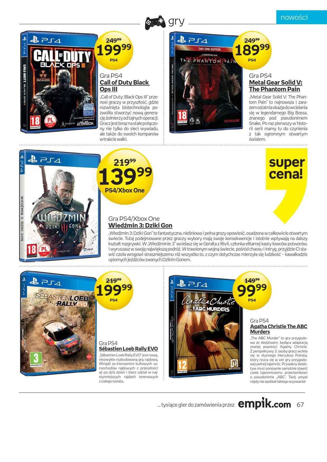 Gazetka promocyjna empik str. 67