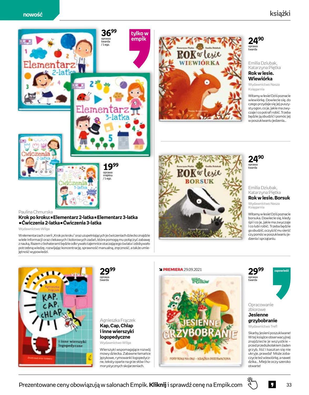 Gazetka promocyjna empik str. 33