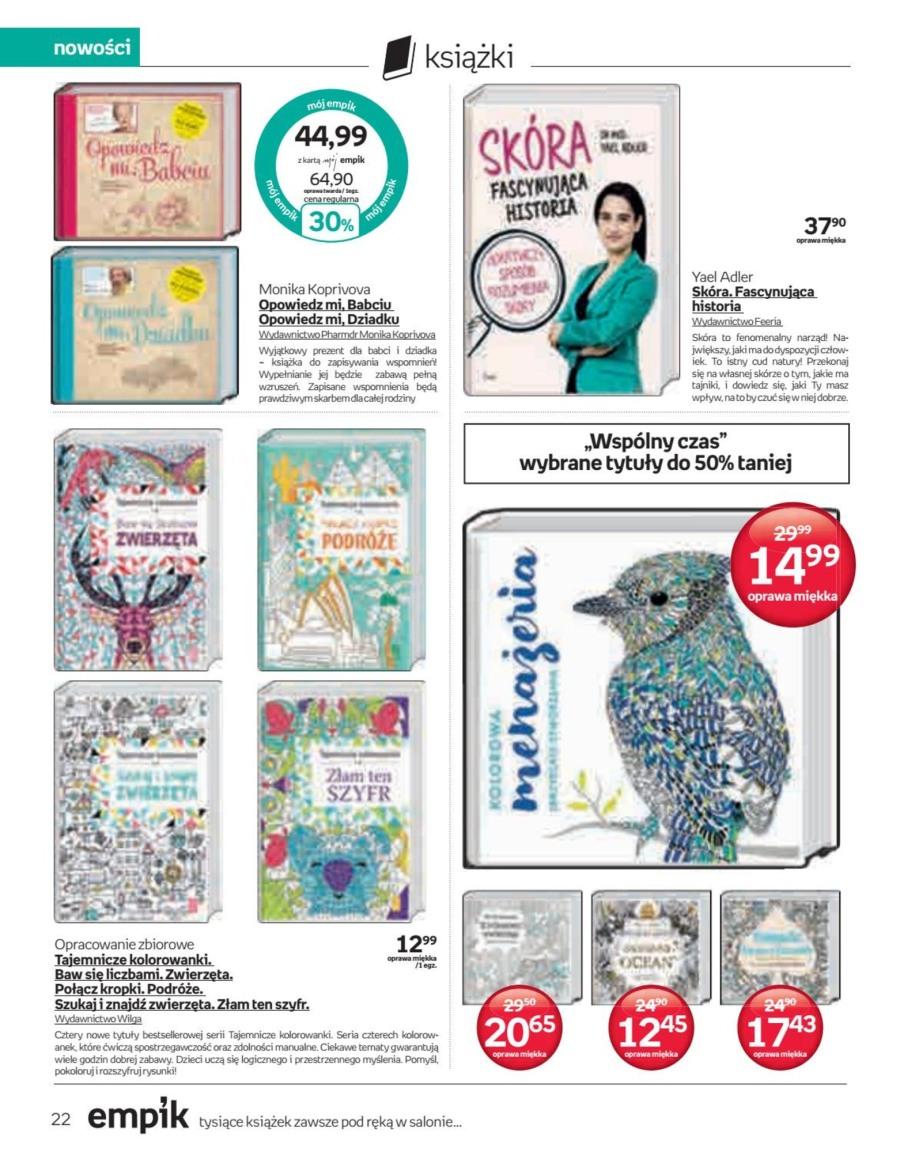 Gazetka promocyjna empik str. 22