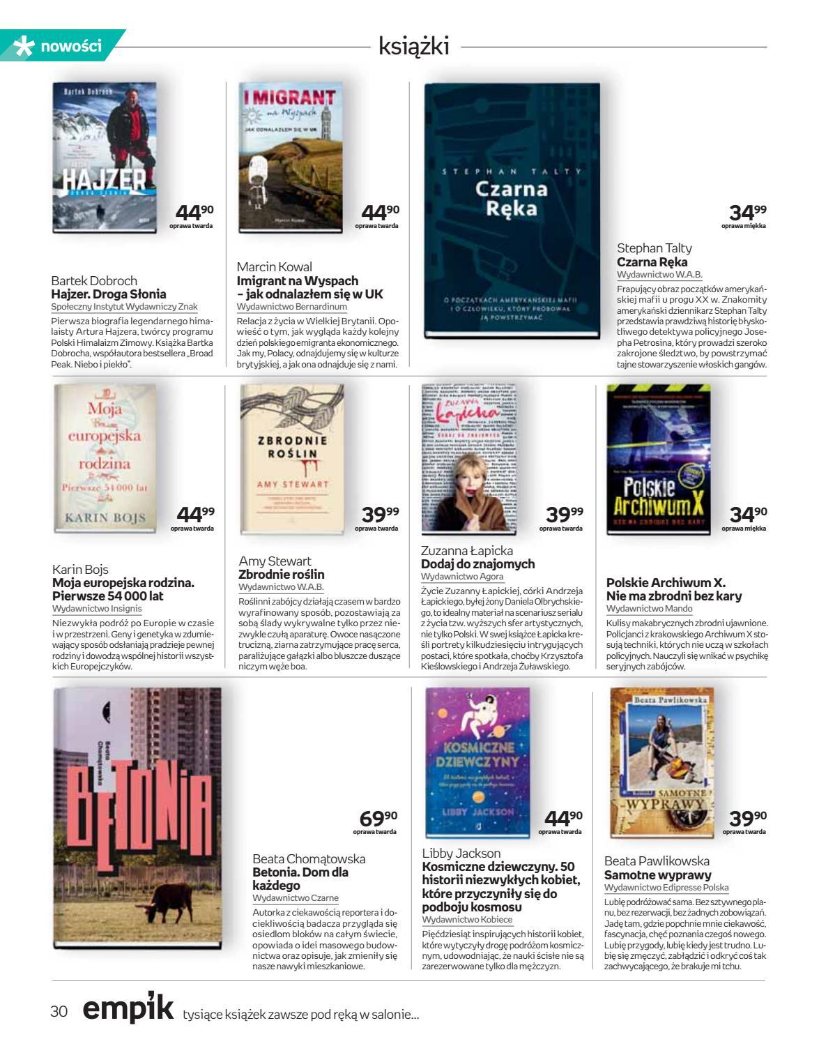 Gazetka promocyjna empik str. 30