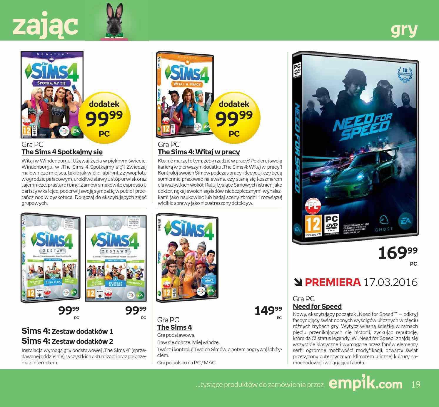 Gazetka promocyjna empik str. 19