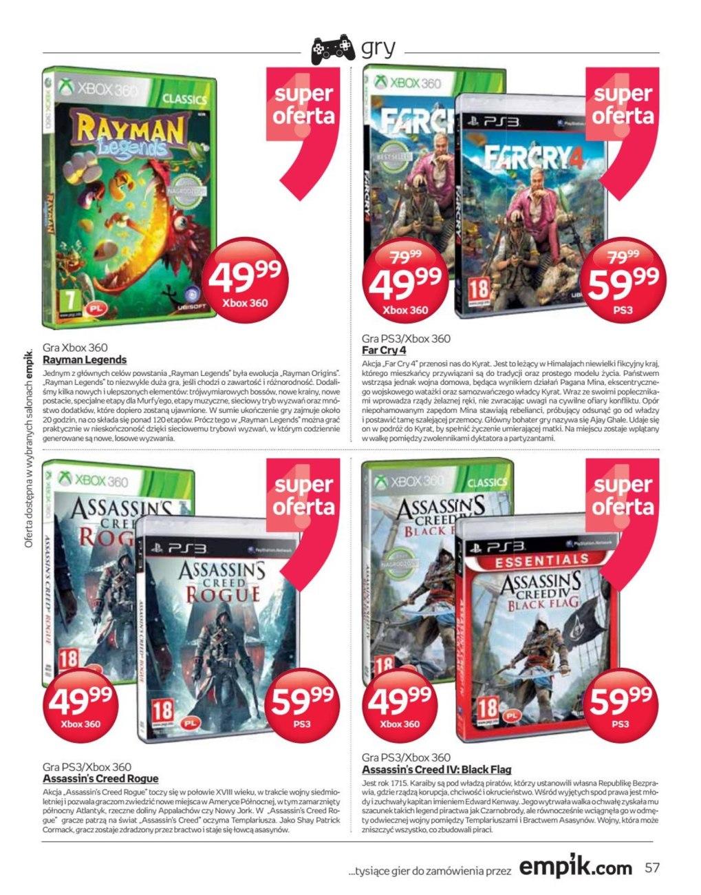 Gazetka promocyjna empik str. 57
