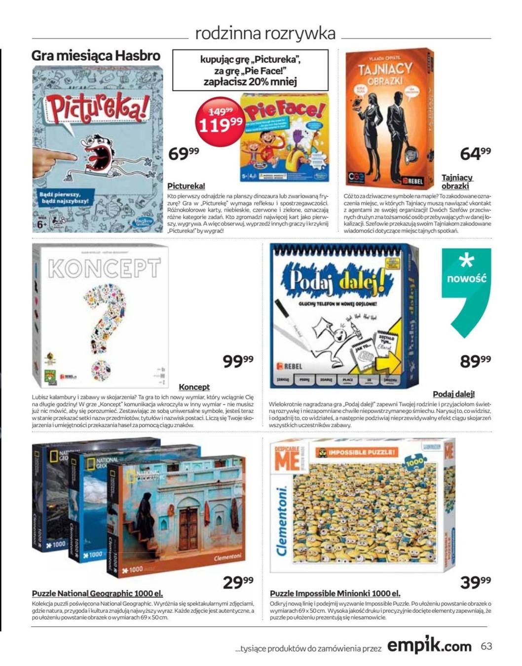 Gazetka promocyjna empik str. 63