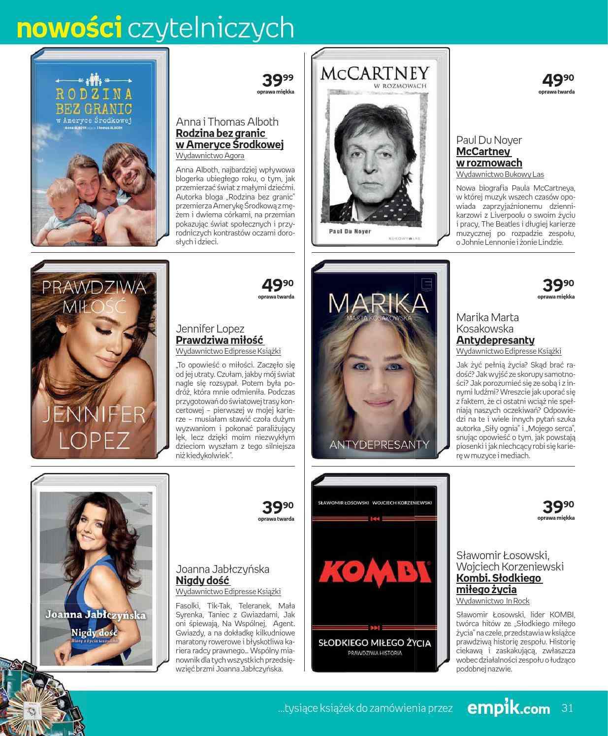 Gazetka promocyjna empik str. 31