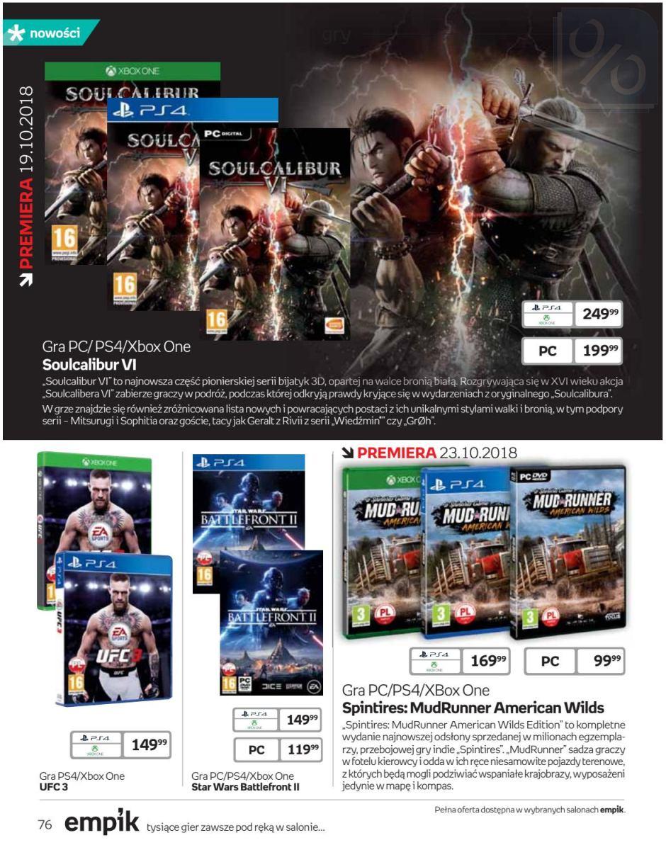 Gazetka promocyjna empik str. 76