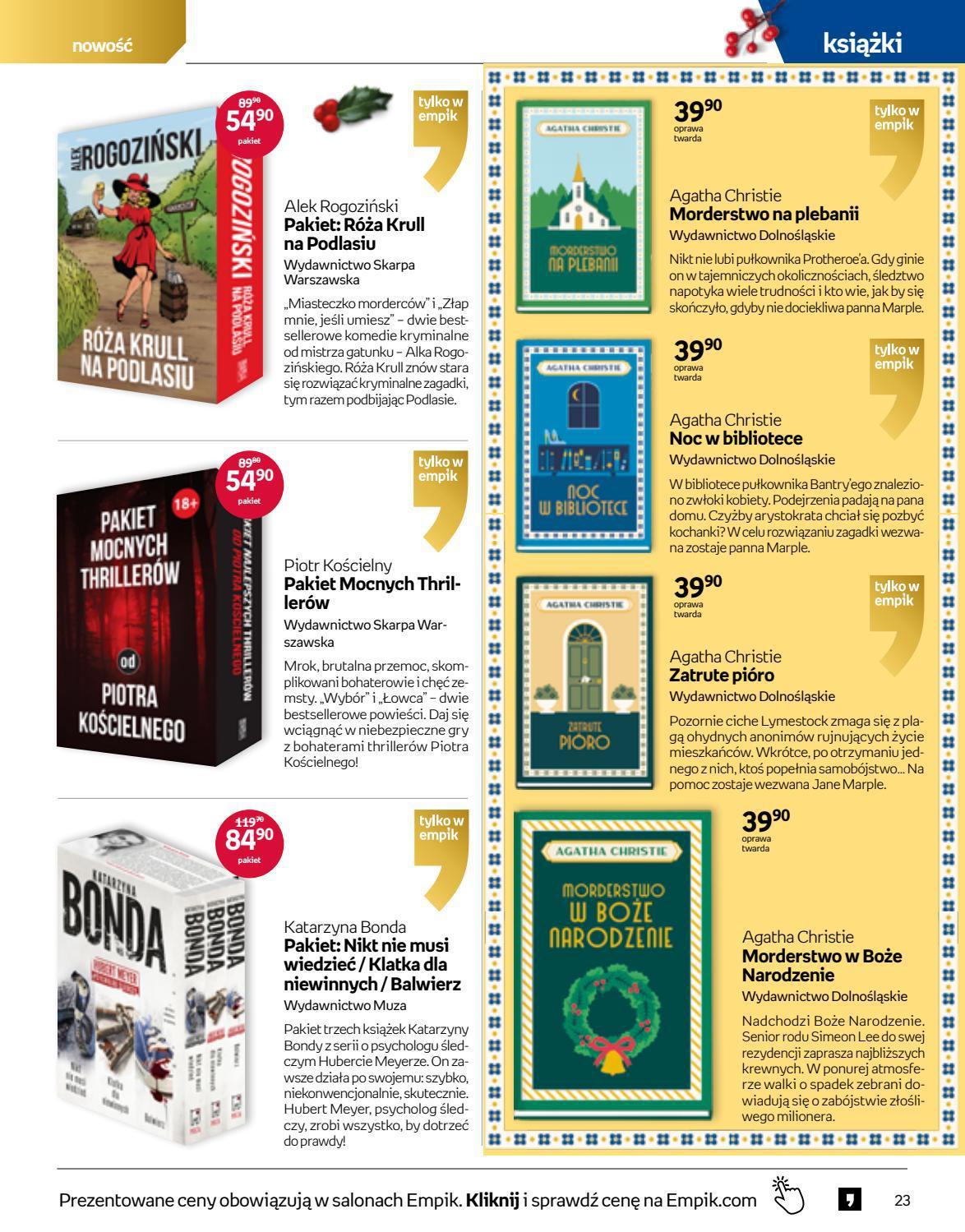 Gazetka promocyjna empik str. 23