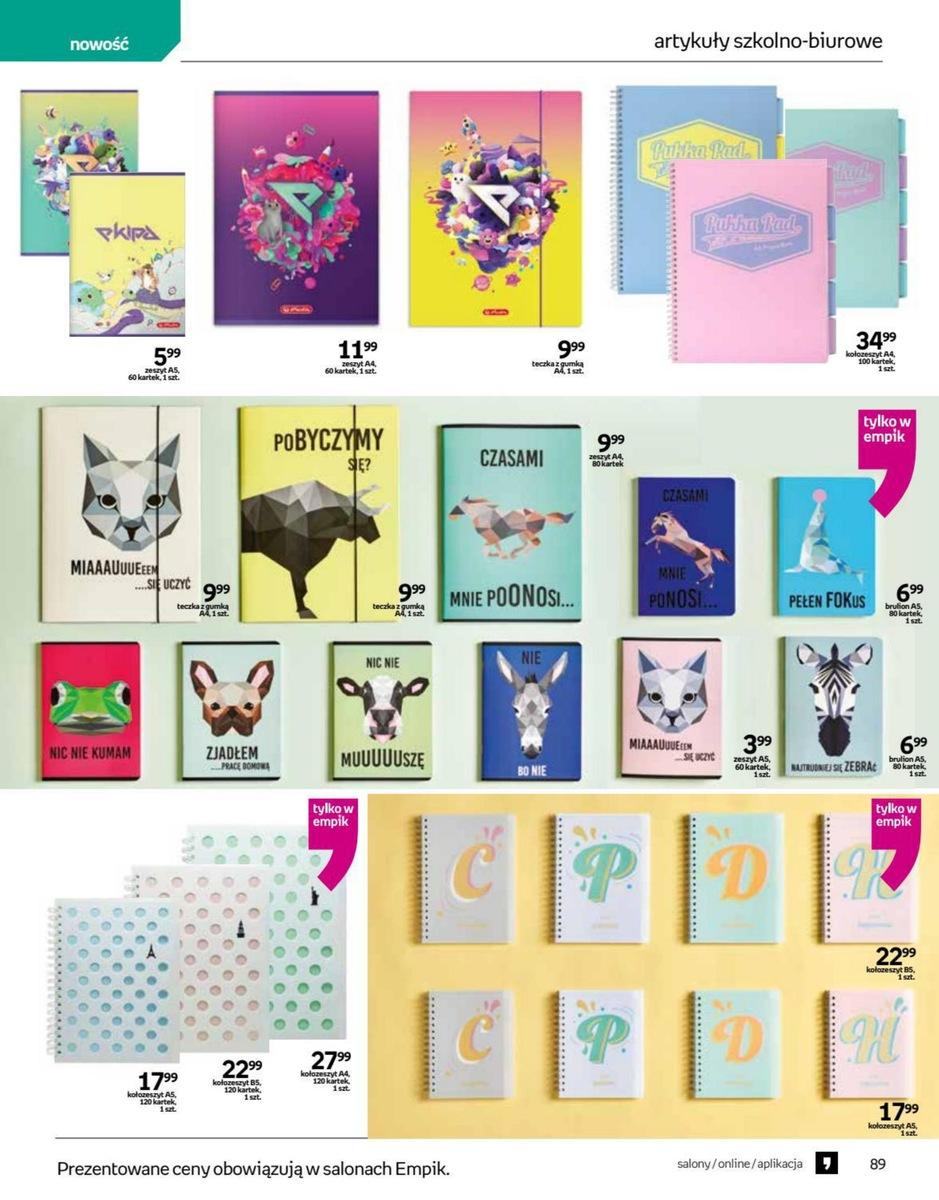 Gazetka promocyjna empik str. 89