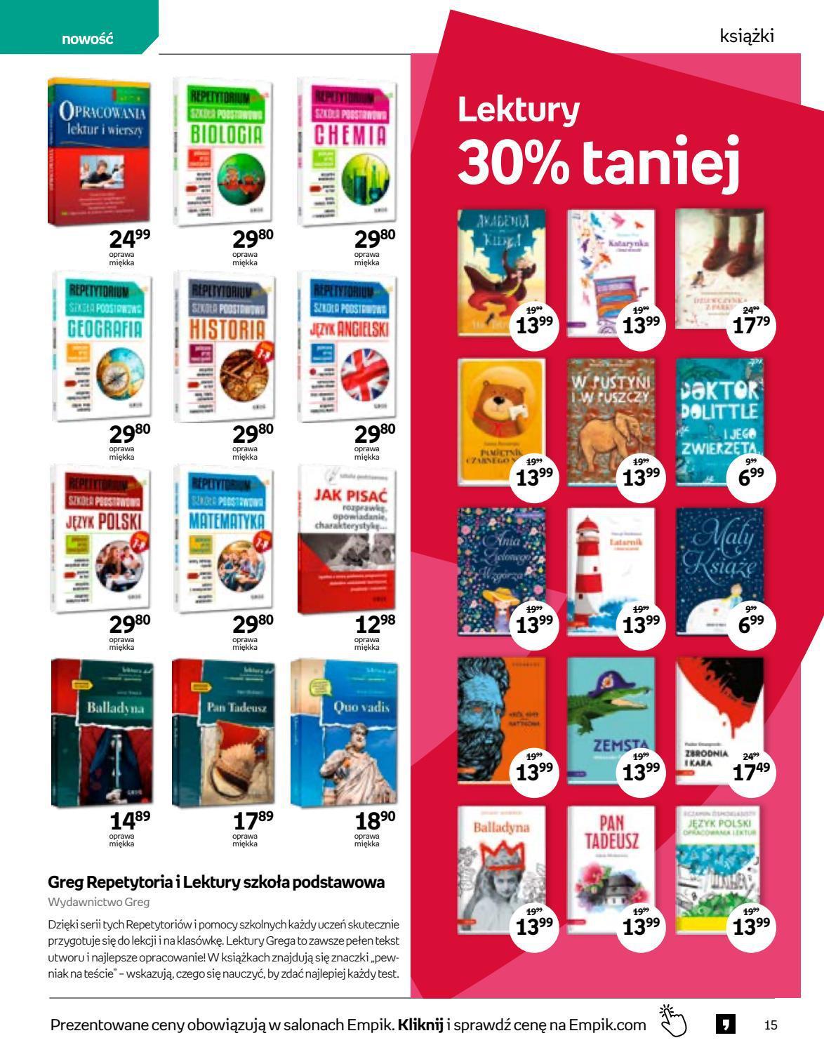 Gazetka promocyjna empik str. 15