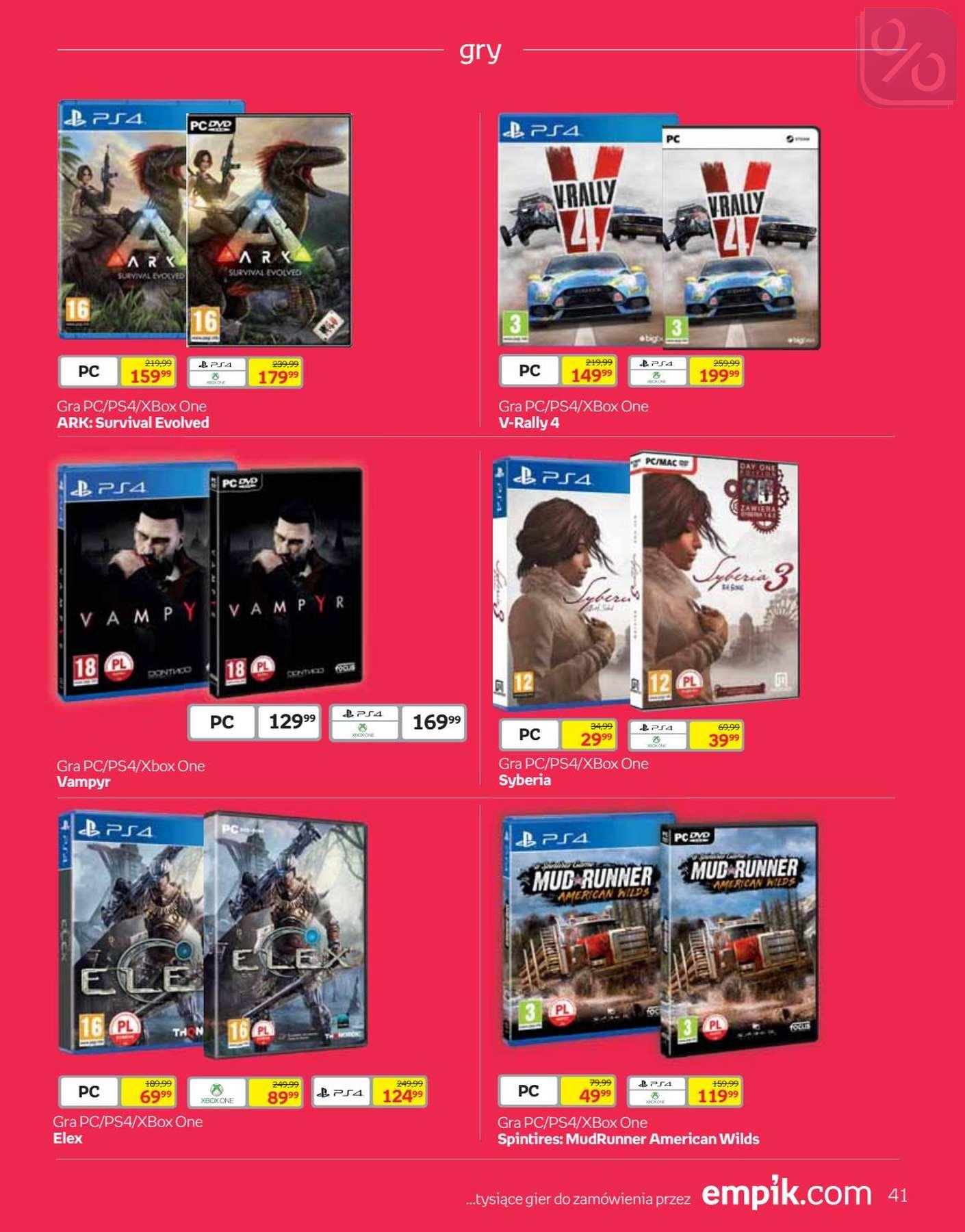 Gazetka promocyjna empik str. 41