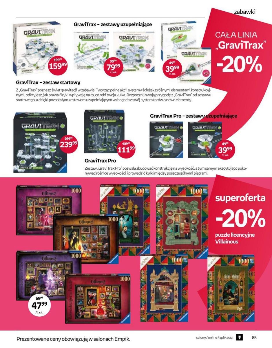 Gazetka promocyjna empik str. 85