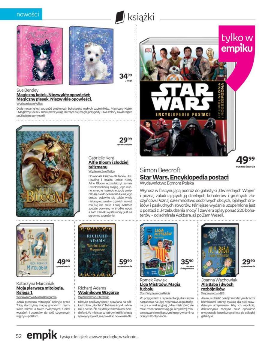 Gazetka promocyjna empik str. 52