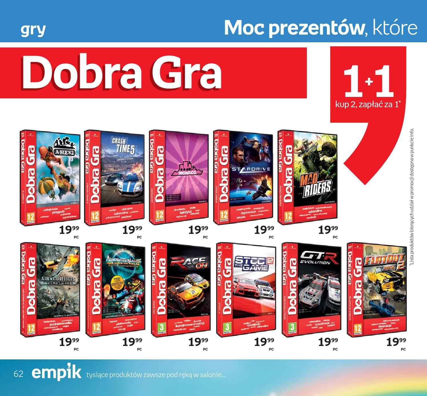 Gazetka promocyjna empik str. 62