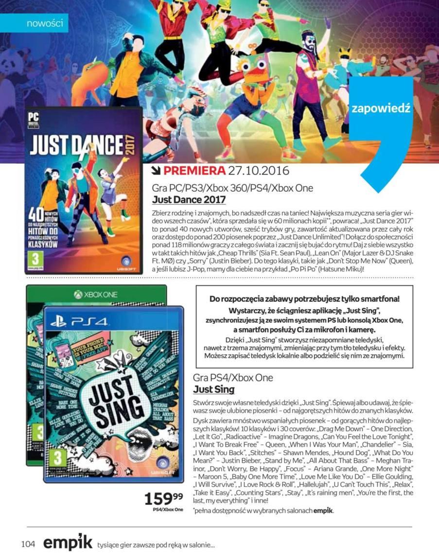 Gazetka promocyjna empik str. 104
