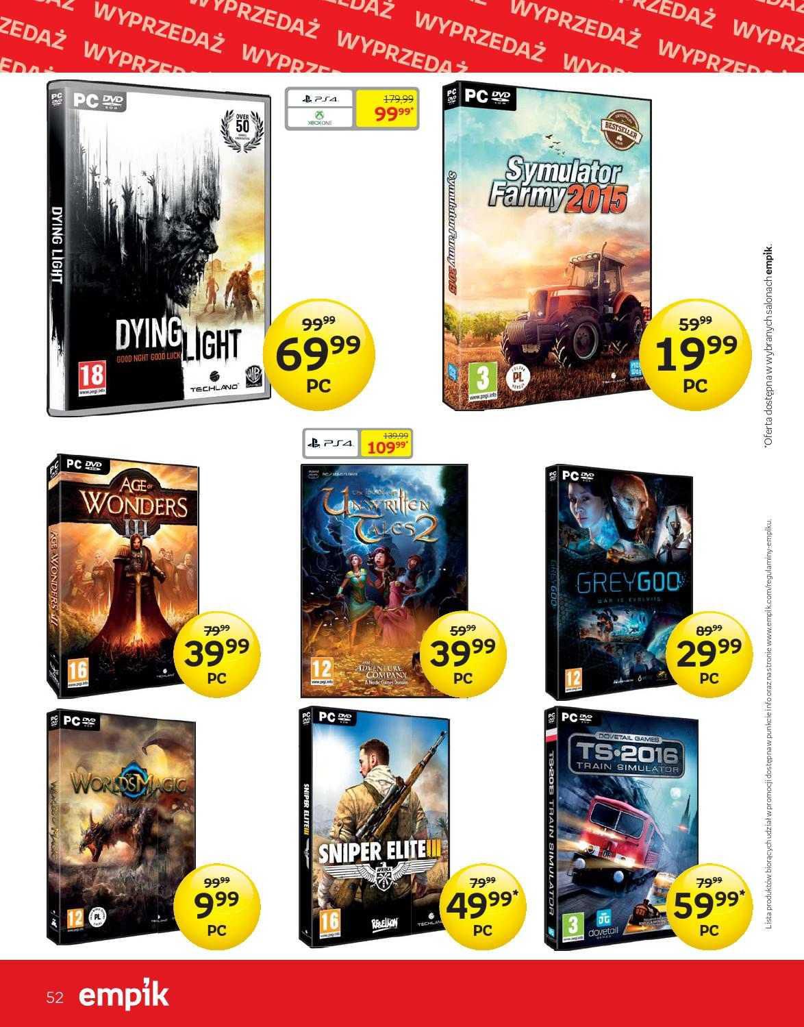 Gazetka promocyjna empik str. 52