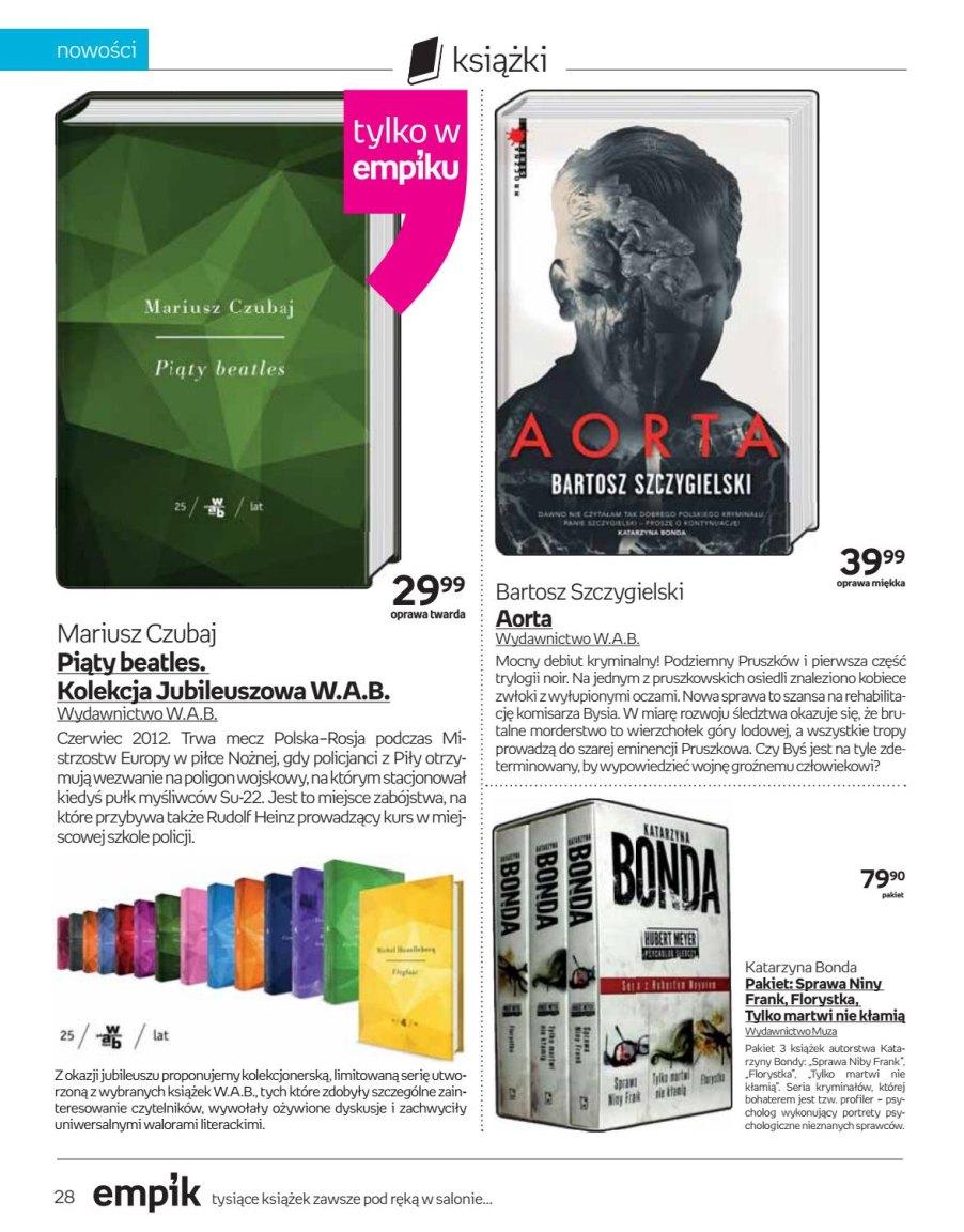 Gazetka promocyjna empik str. 28