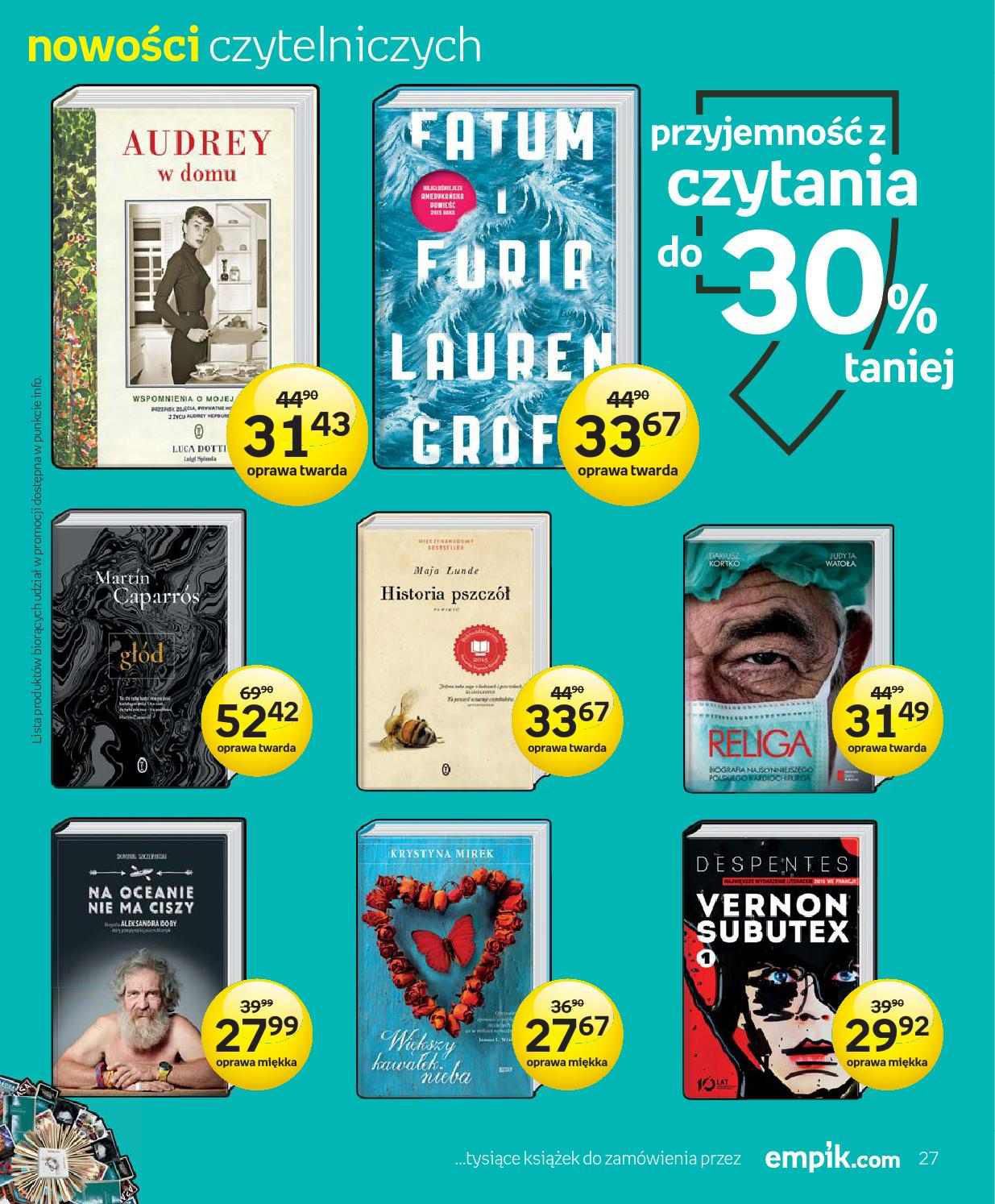 Gazetka promocyjna empik str. 27