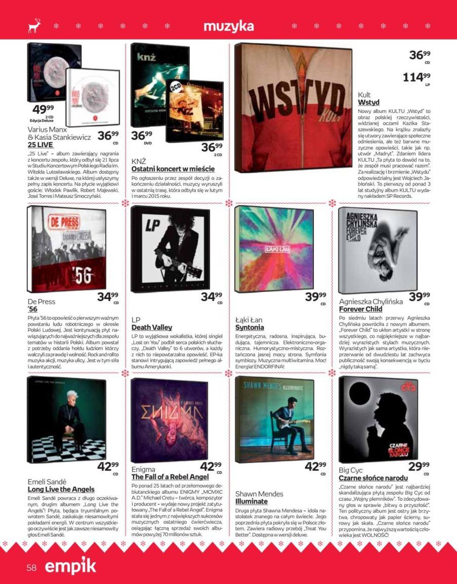 Gazetka promocyjna empik str. 58