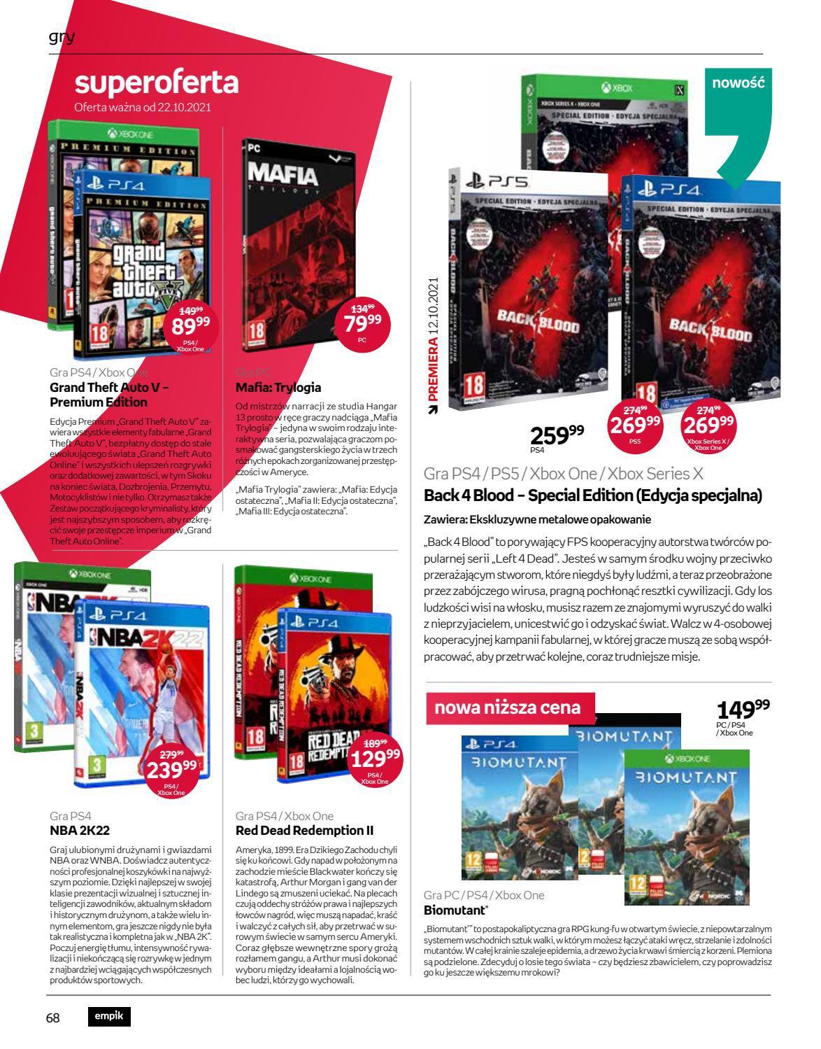 Gazetka promocyjna empik str. 68