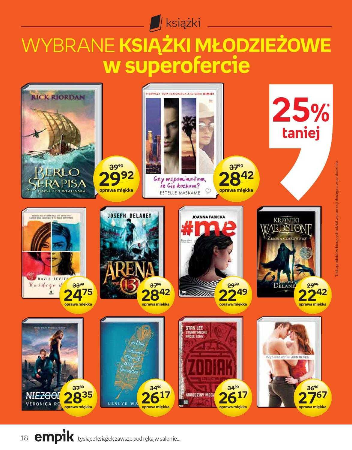 Gazetka promocyjna empik str. 18