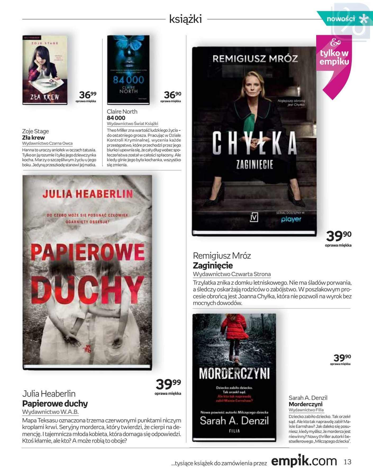 Gazetka promocyjna empik str. 13